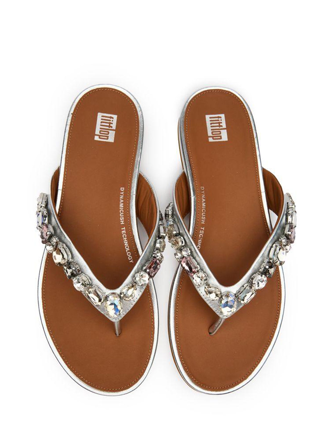 Gracie Jewel Deluxe Sandals Silver