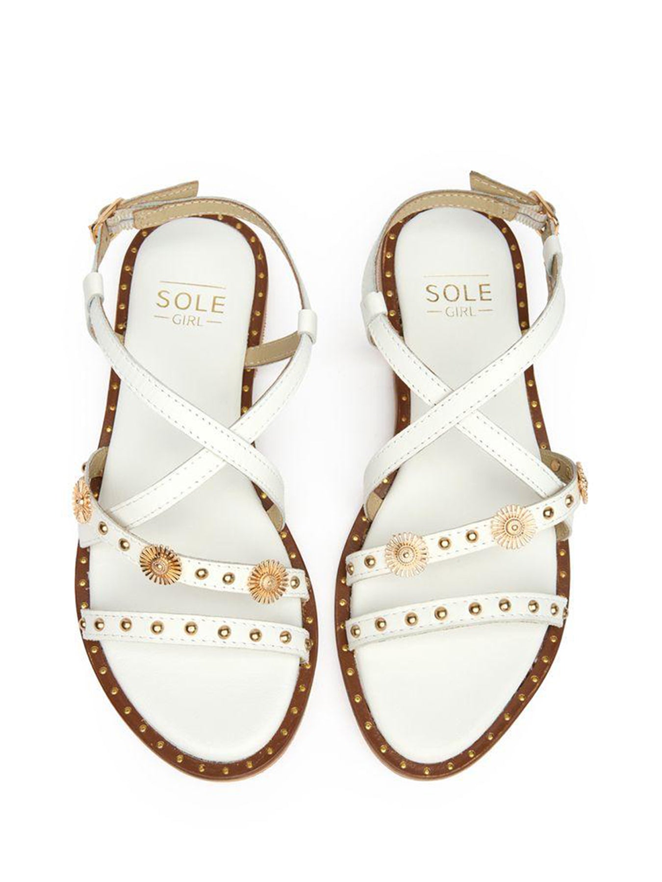 Dream Gladiator Sandals White