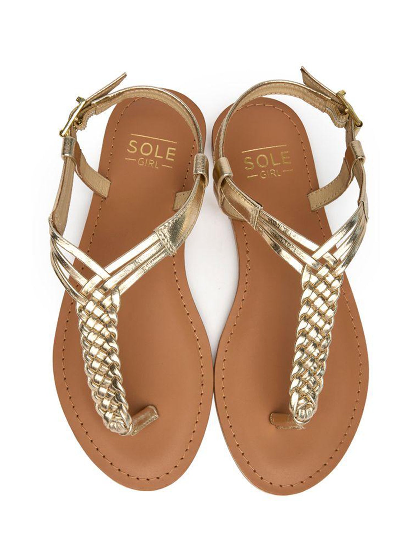 Dulce Thong Sandals Gold