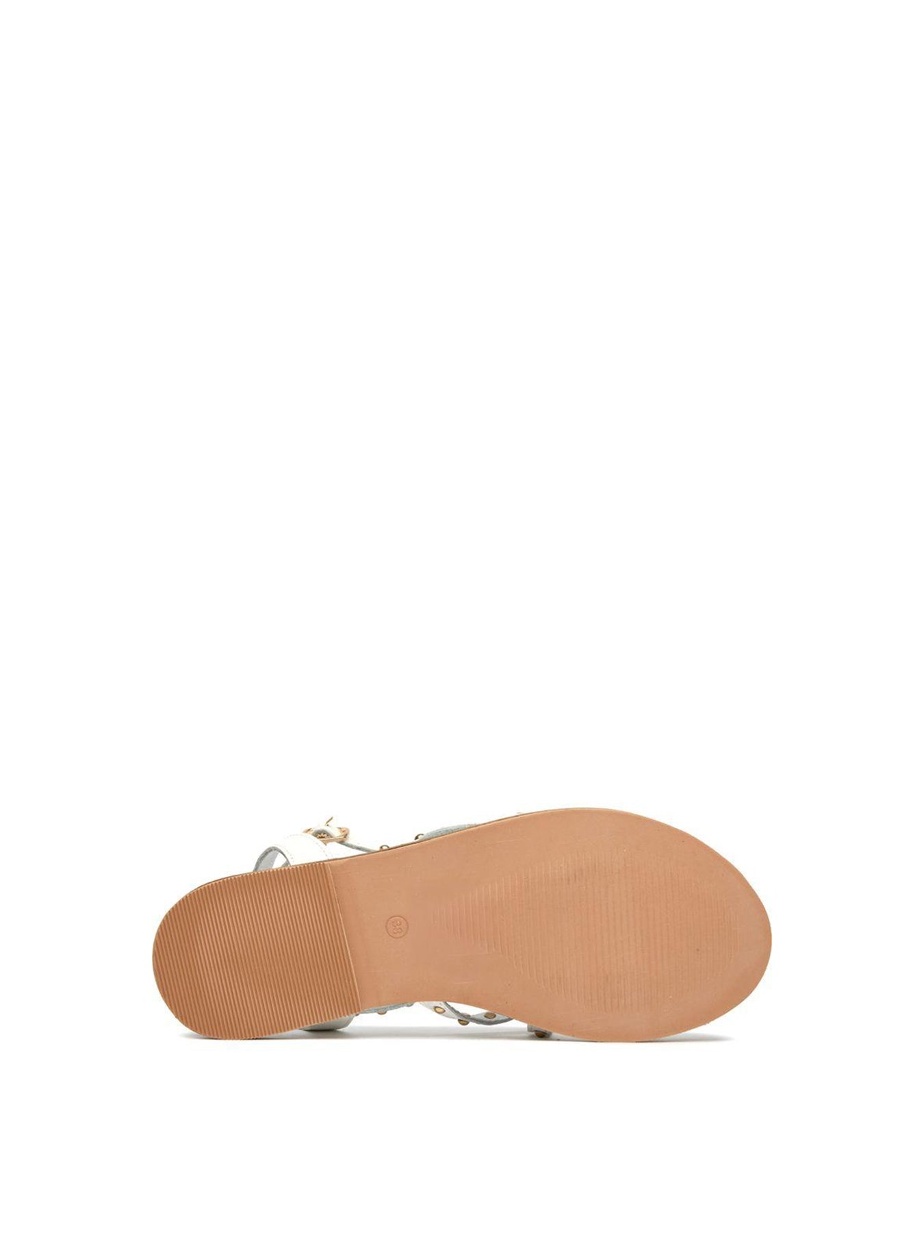 Rach Gladiator Sandals White