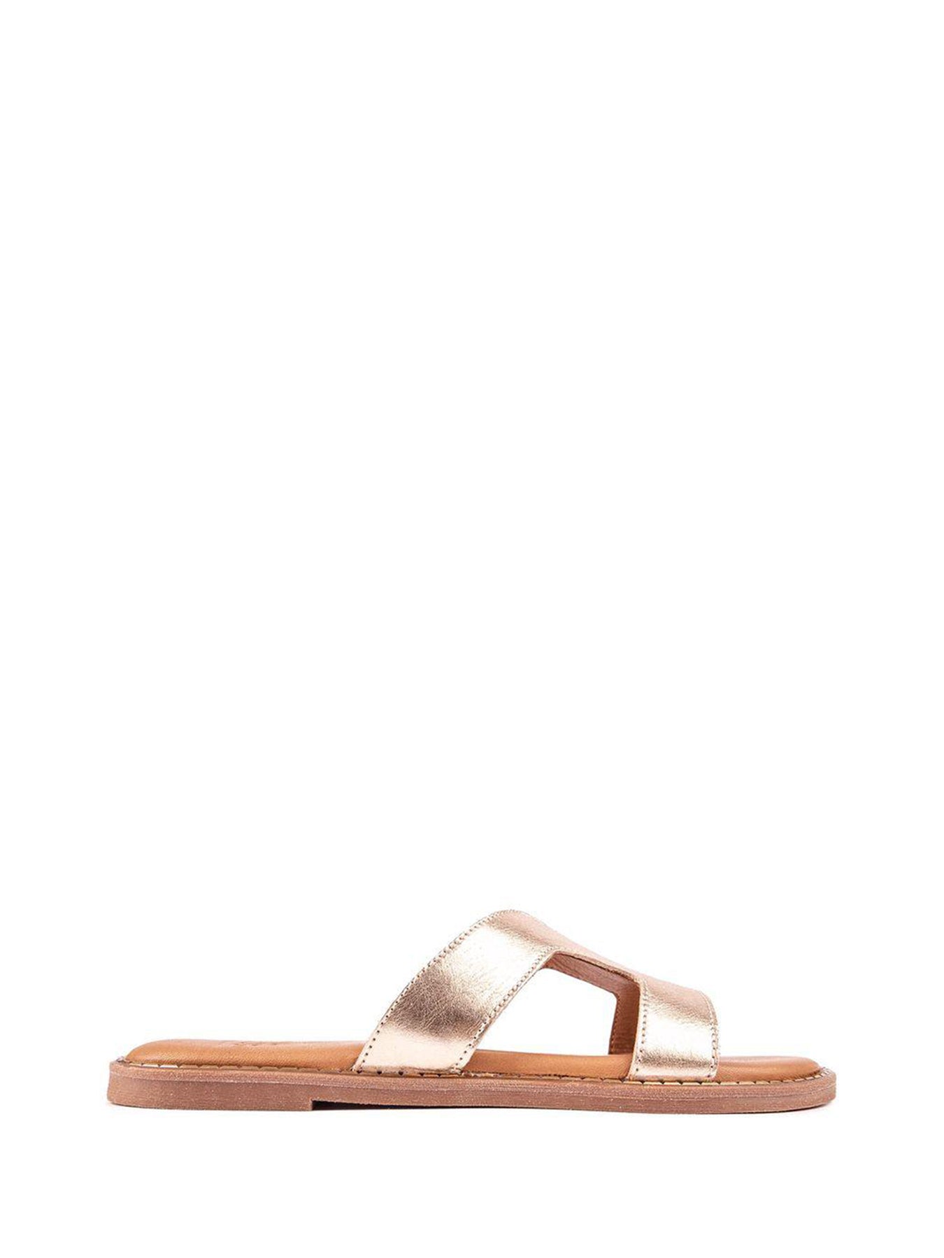 Noor Slide Sandals Gold