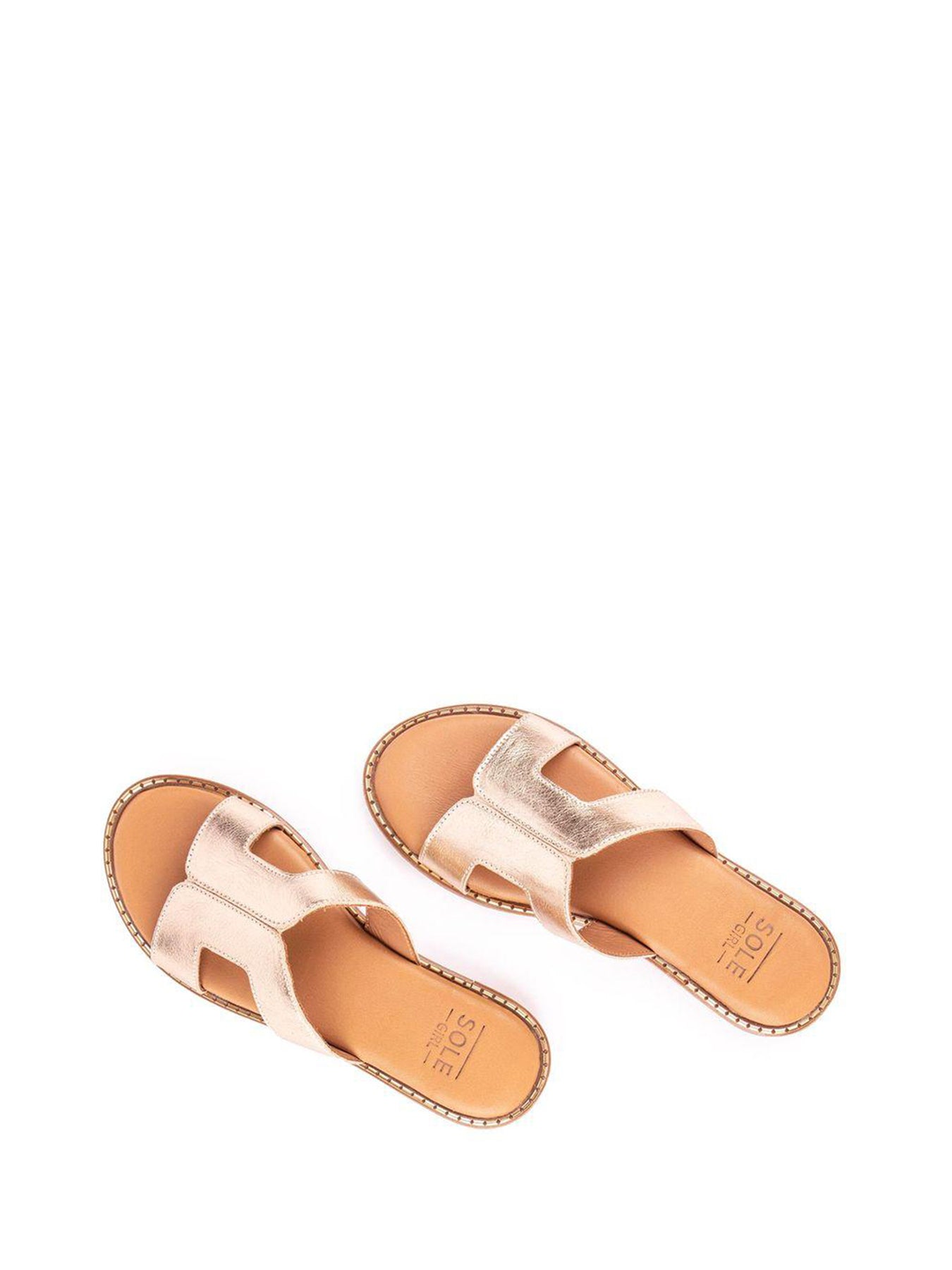 Noor Slide Sandals Gold