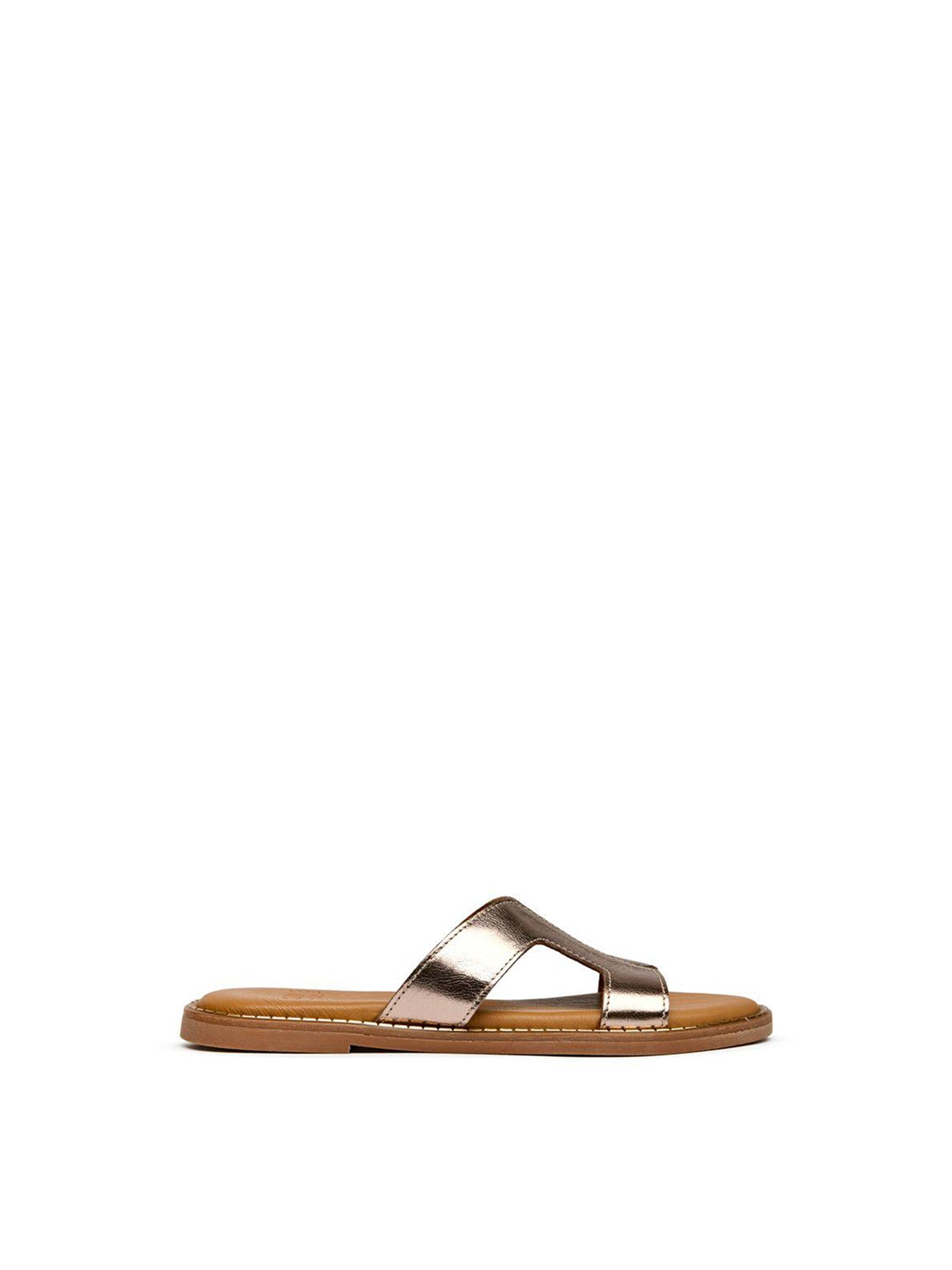 Noor Slide Sandals Pewter