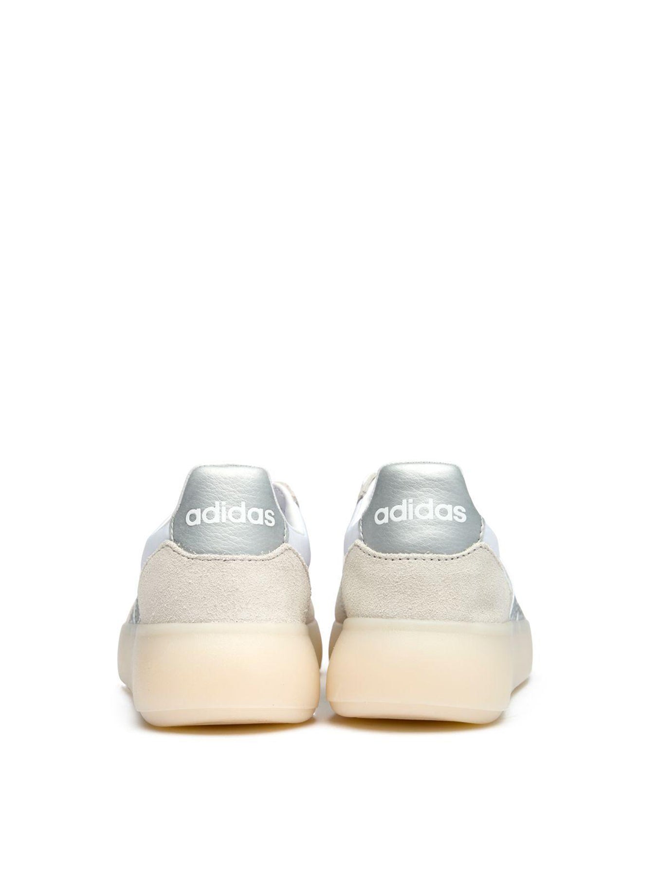 Barreda Trainers White Silver