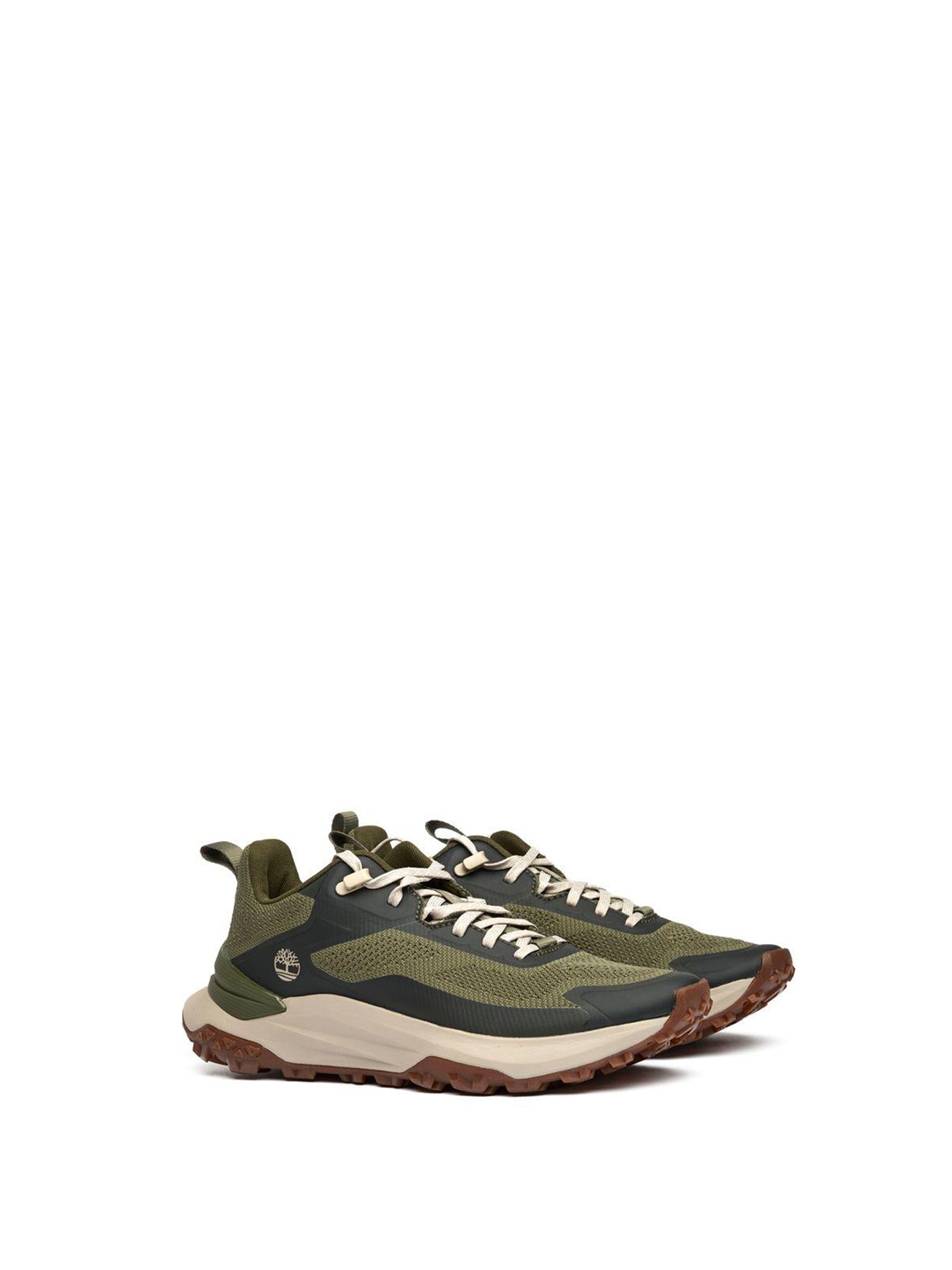 Motion Access Low Lace Trainers Olive Green