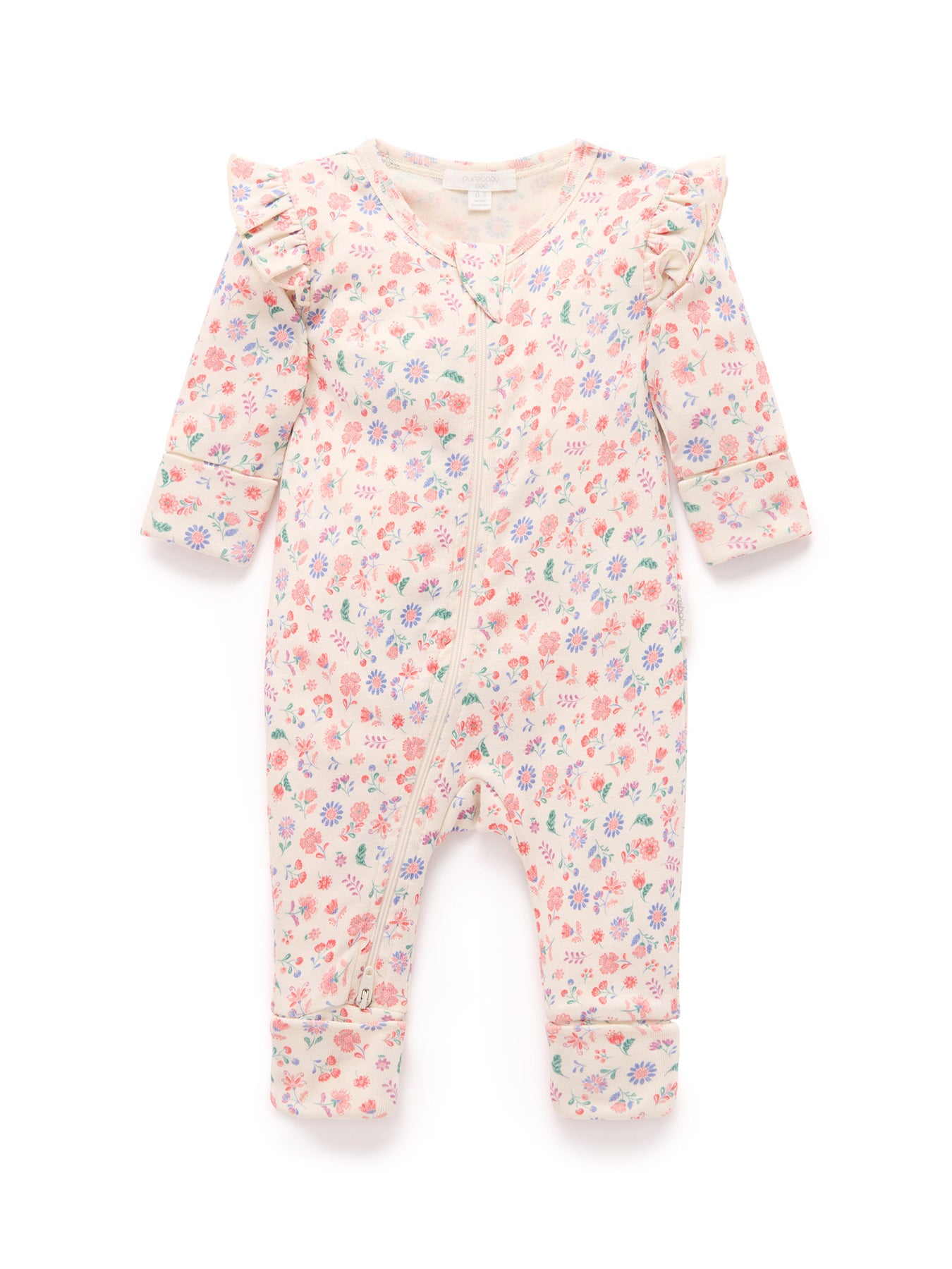 Baby Printed Zip Growsuit