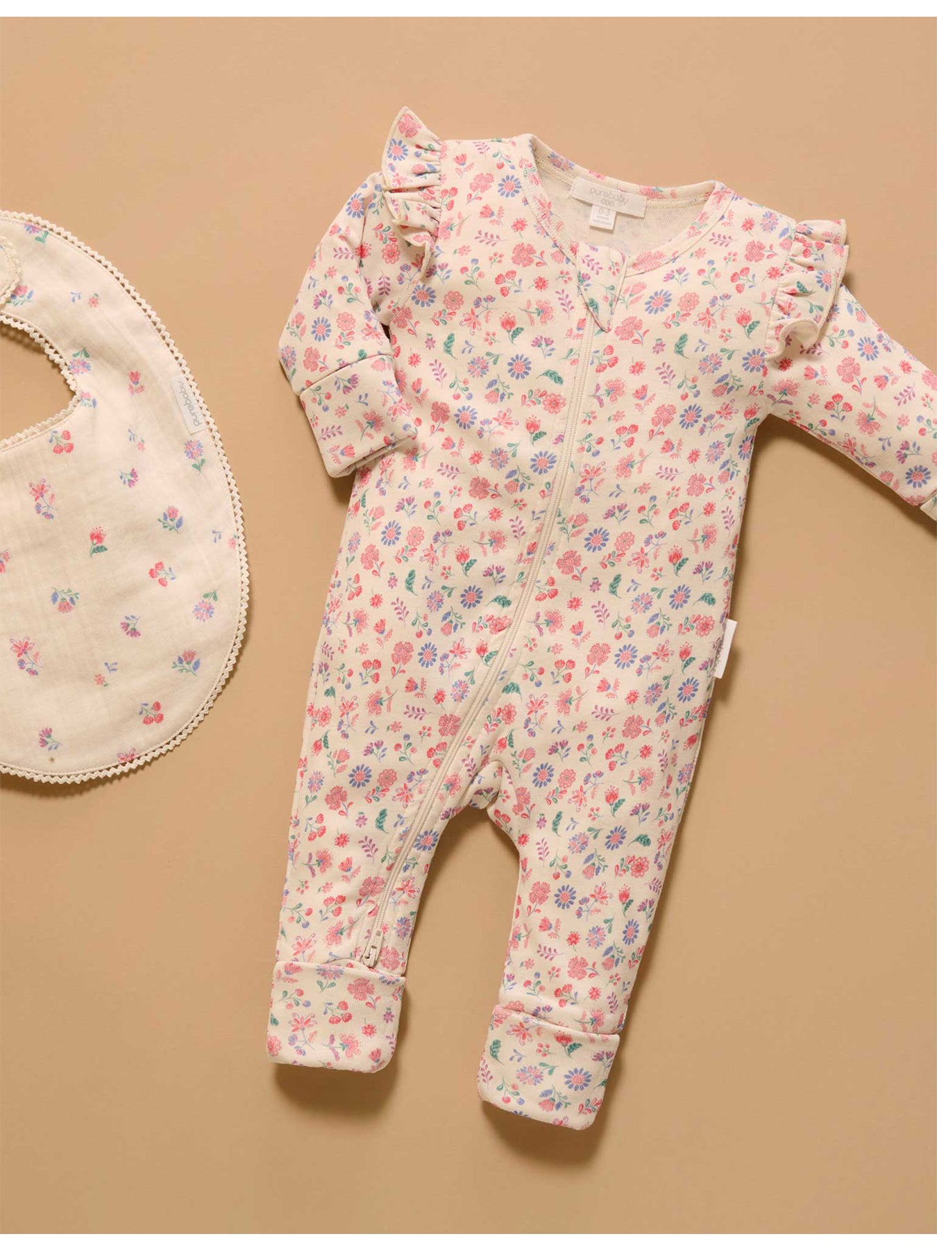 Baby Printed Zip Growsuit