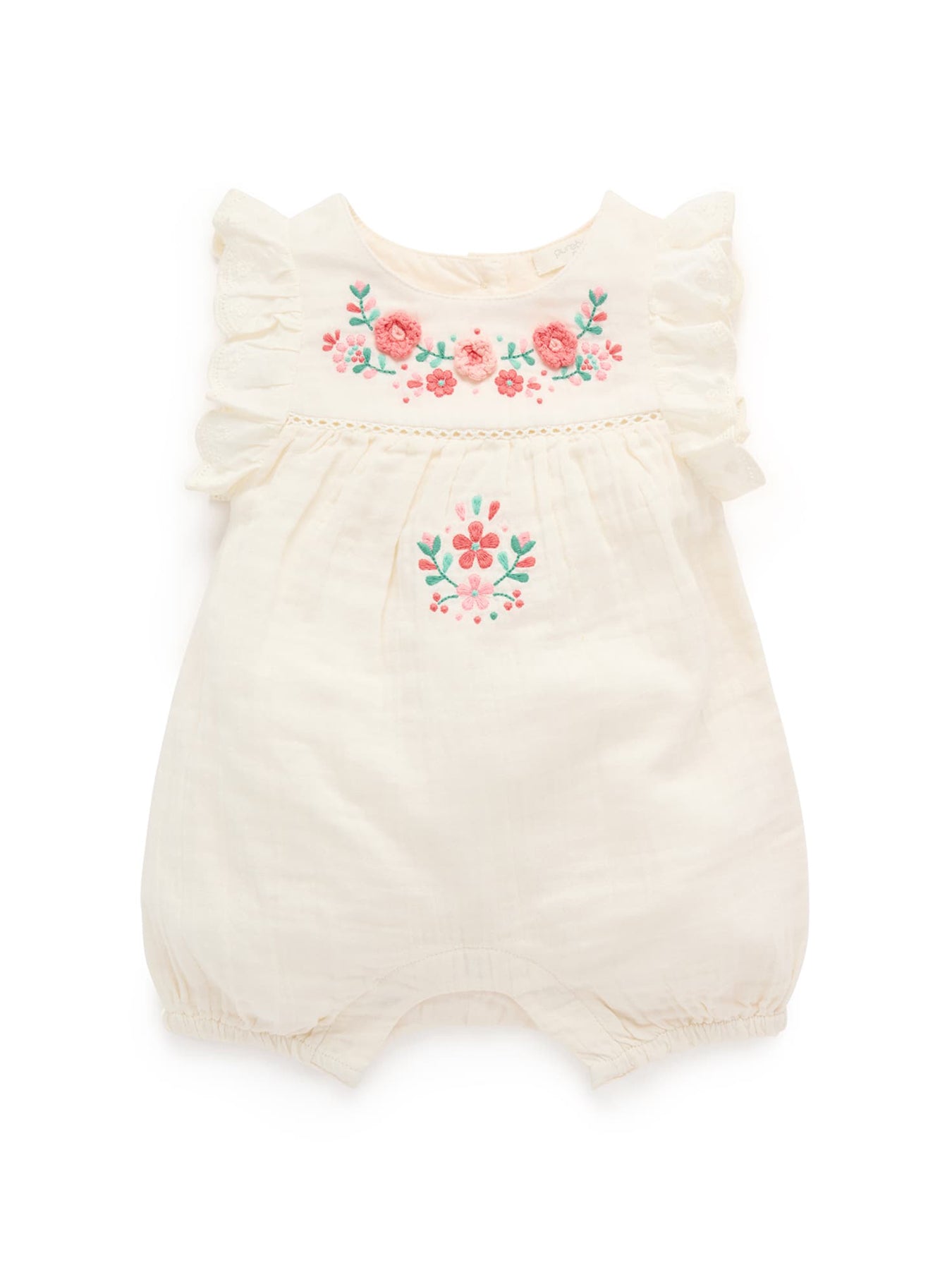Baby Embroidered Romper