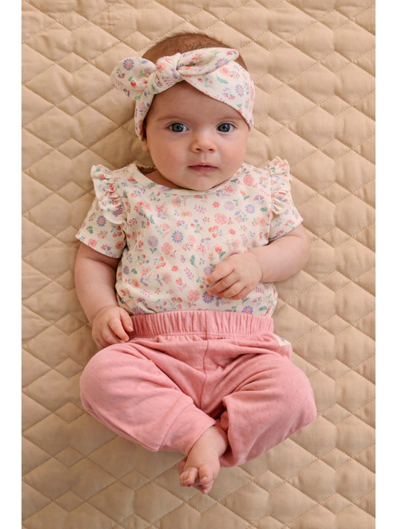 Baby 3 Piece Organic Cotton Gift Set Animal Fiesta