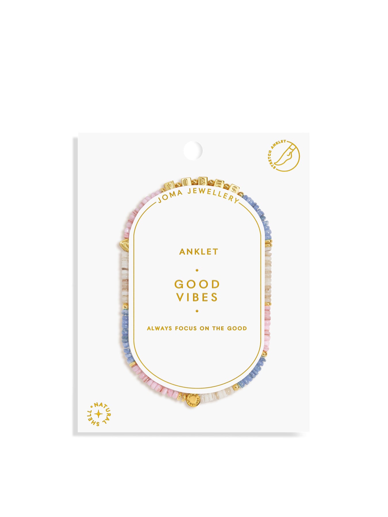 Good Vibes Anklet Multi