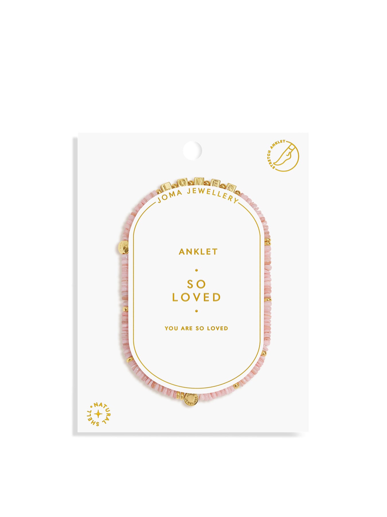 So Loved Anklet Multi