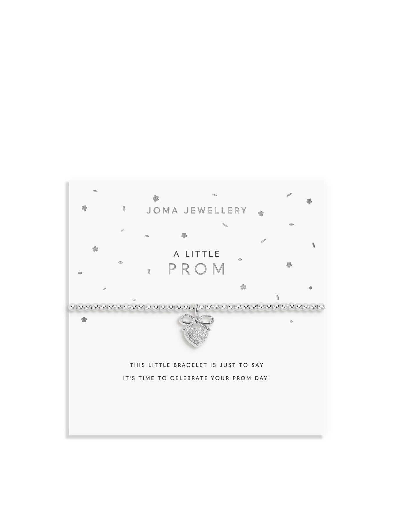 A Little Prom Charm Bracelet Silver