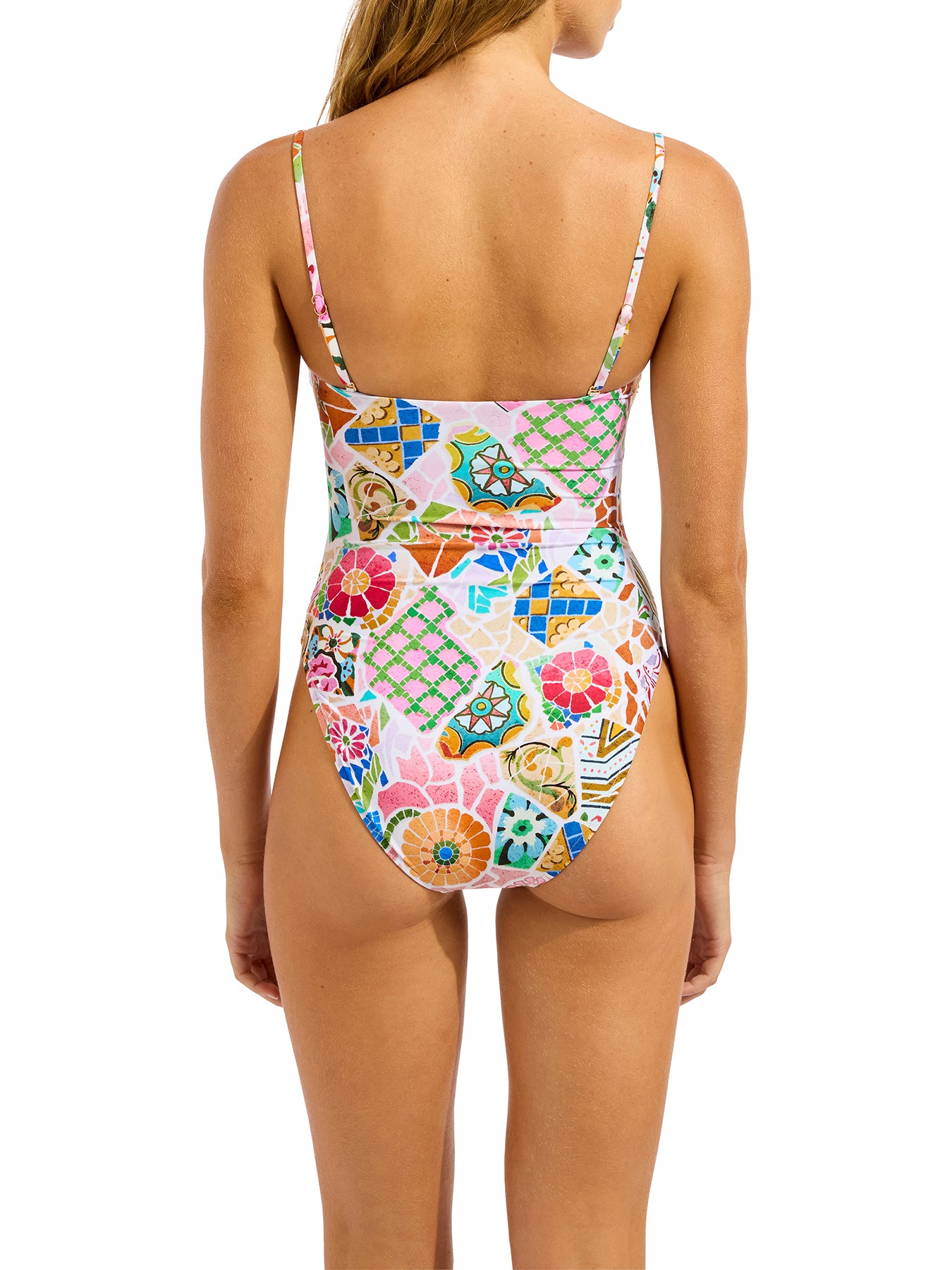 BeachBoheme Square Neck One Piece