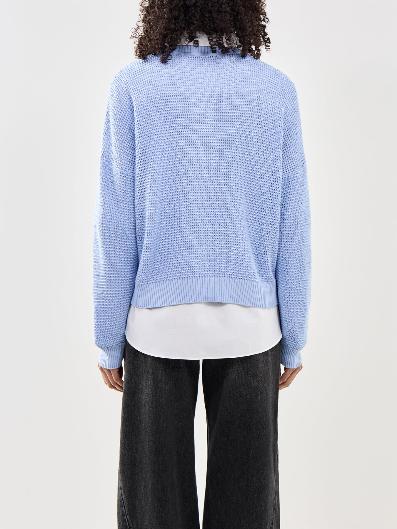 Crew Neck Sweater Blue