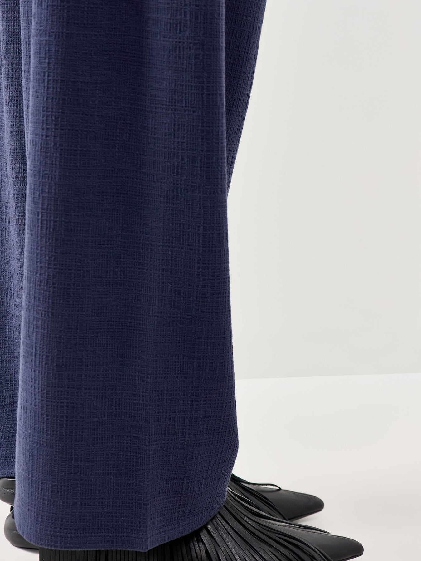Straight Ankle Pants Navy