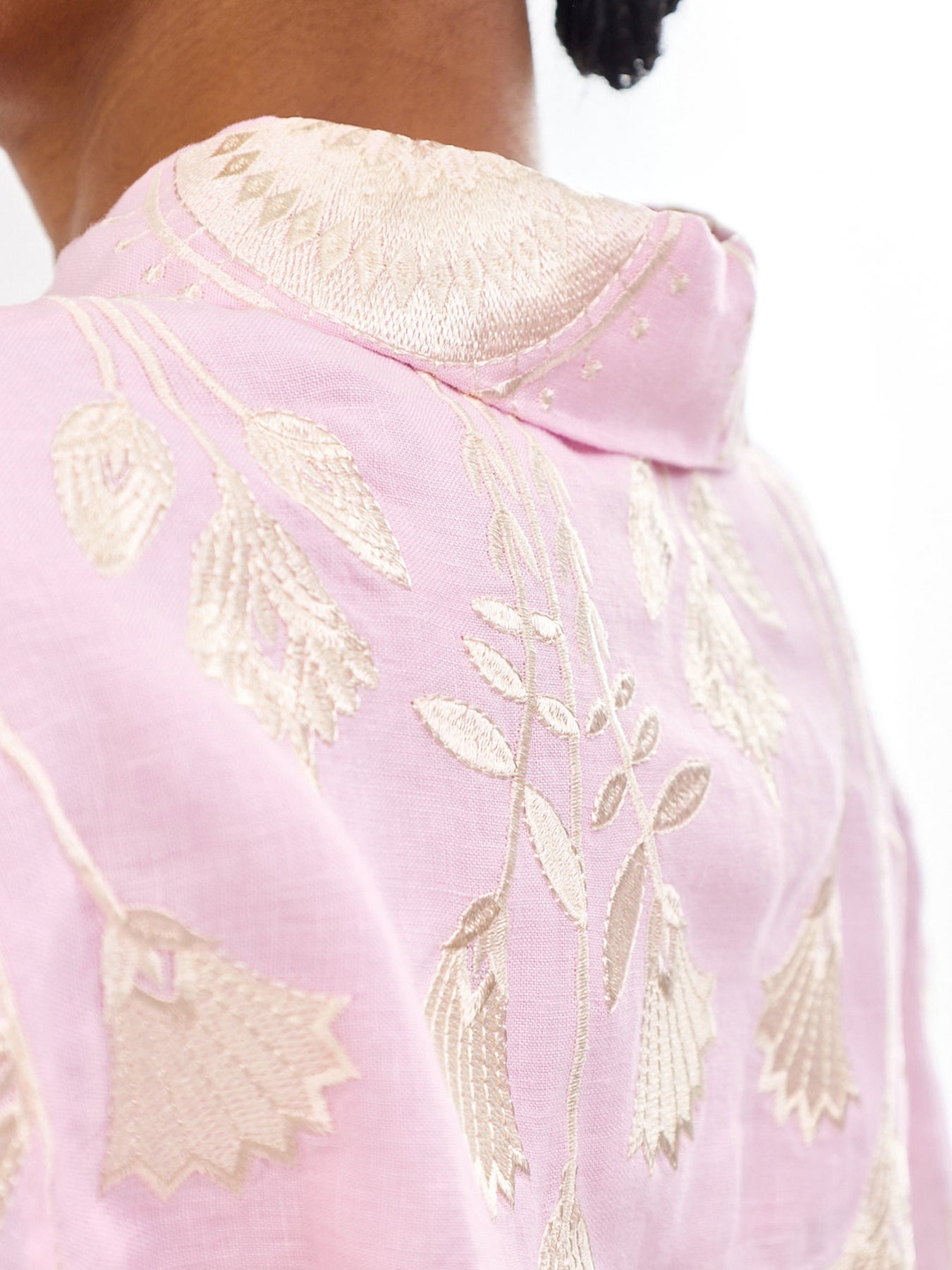 Papyrus Cropped Shirt Pink
