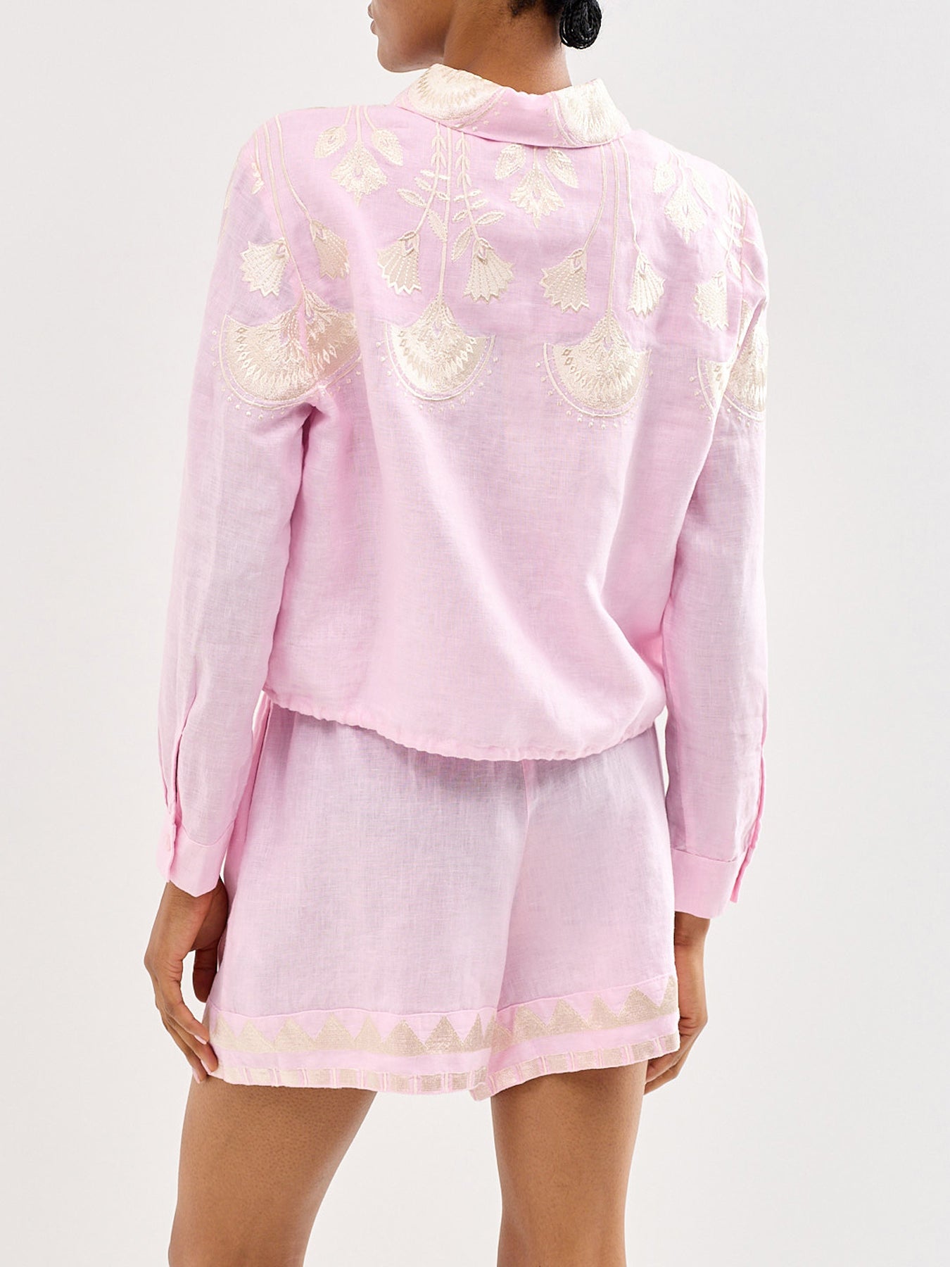 Papyrus Cropped Shirt Pink