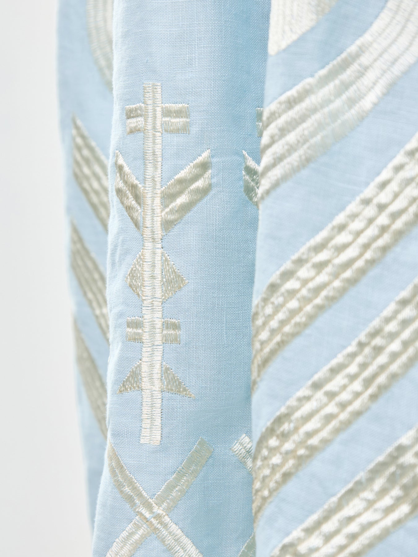 Feather Mini Dress Blue