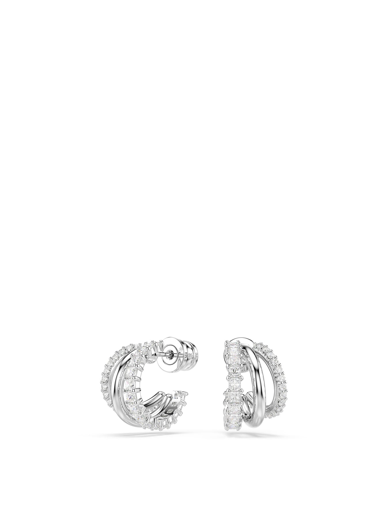 Idyllia Hoop Earrings Silver