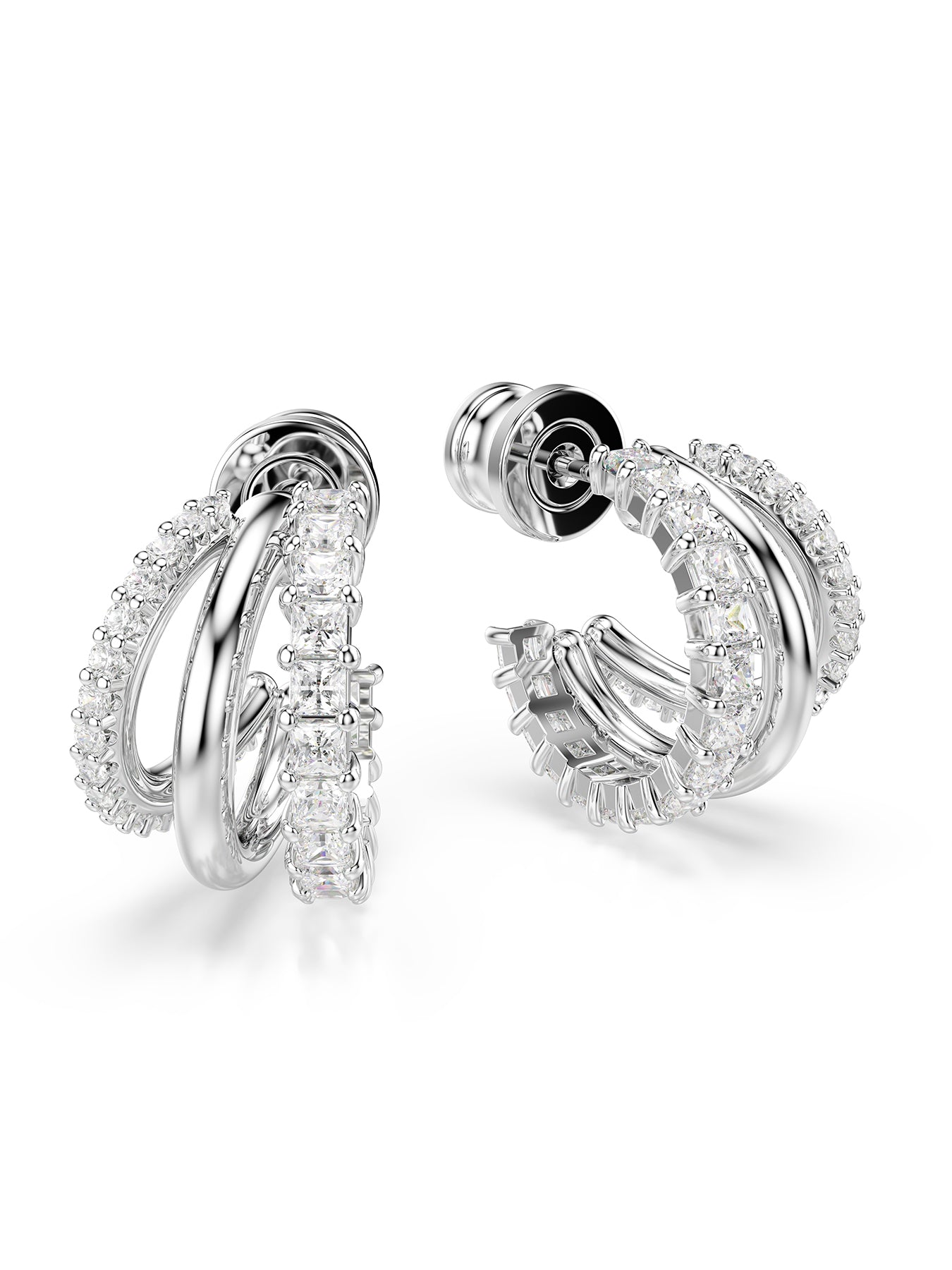 Idyllia Hoop Earrings Silver