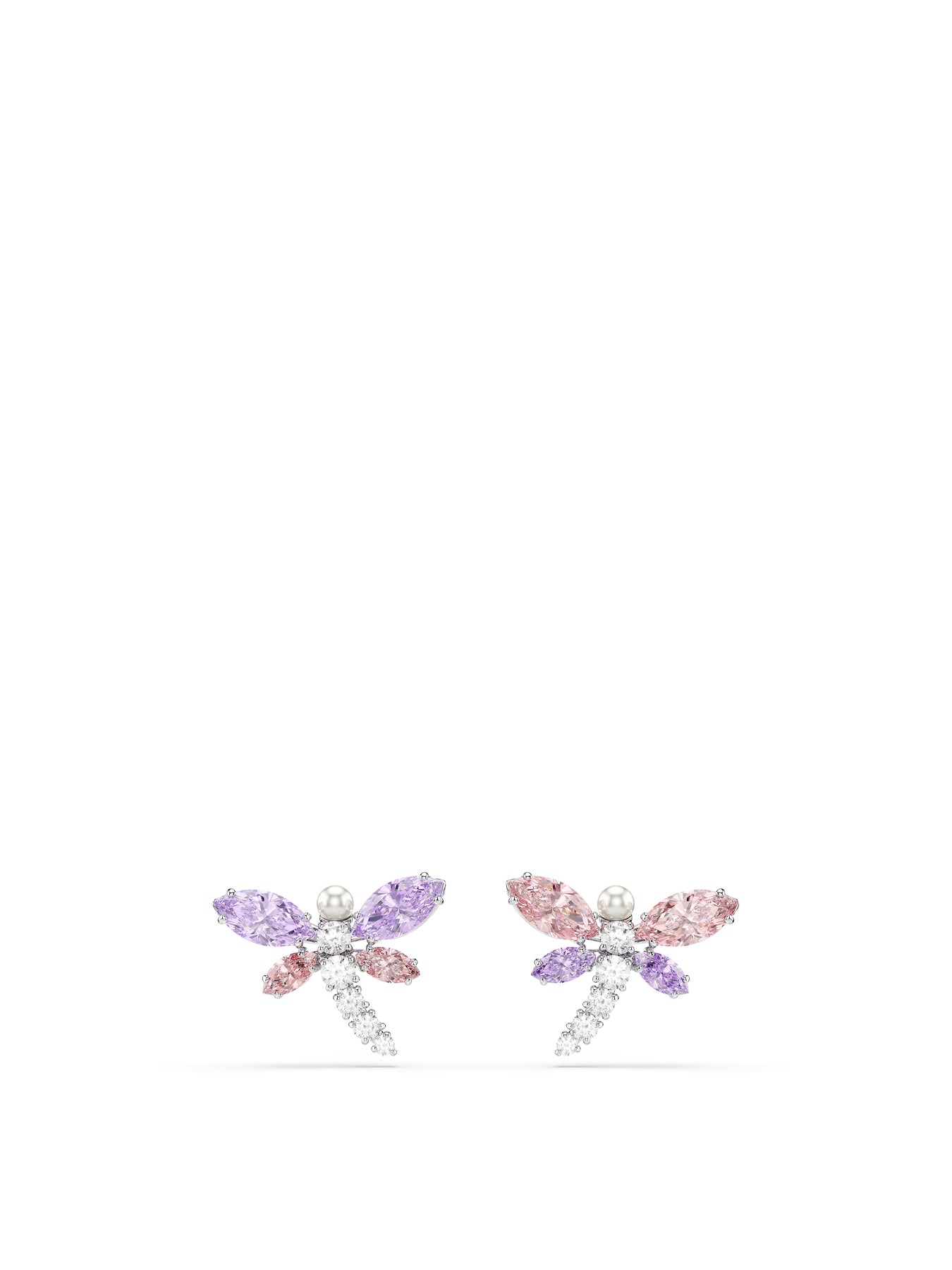 Crystal Ear Jacket Earrings