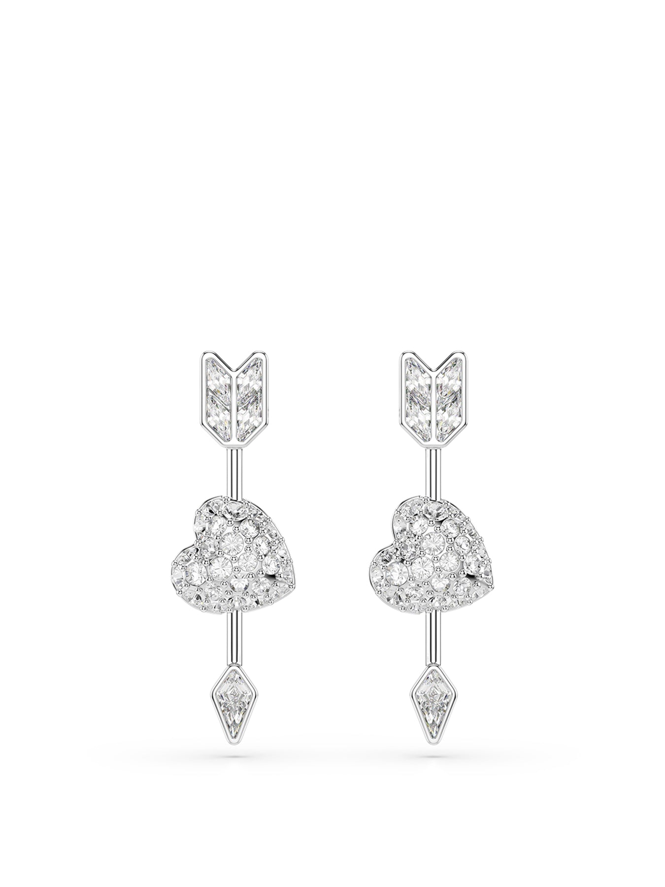 Idyllia Crystal Earrings Silver