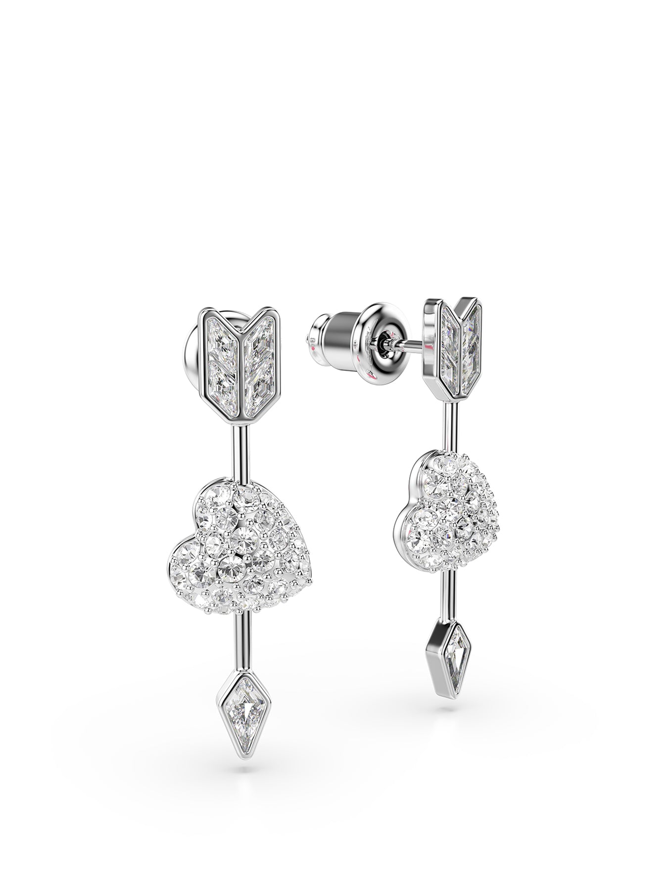 Idyllia Crystal Earrings Silver