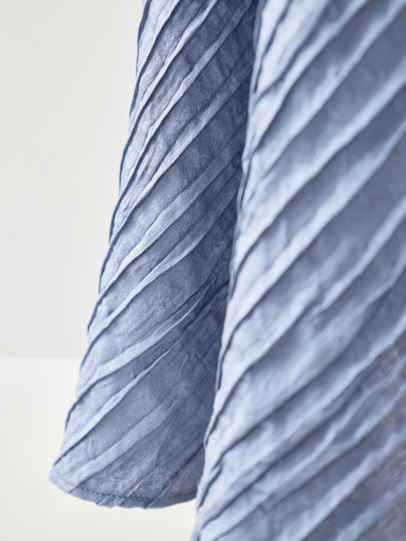 Bias Cut Skirt Blue