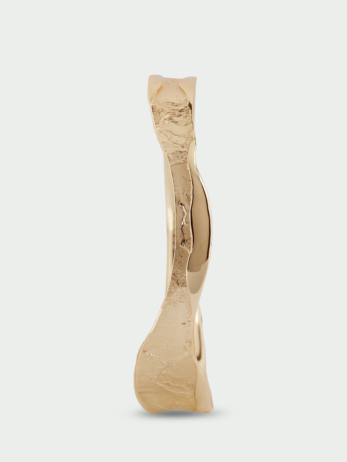 Edge Gold Plated Bangle