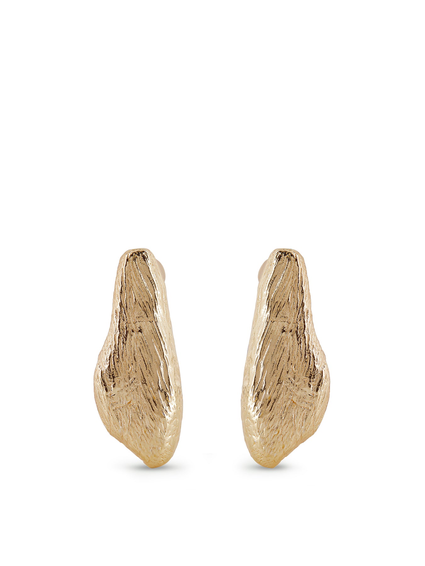Ashen Gold Plated Stud Earrings