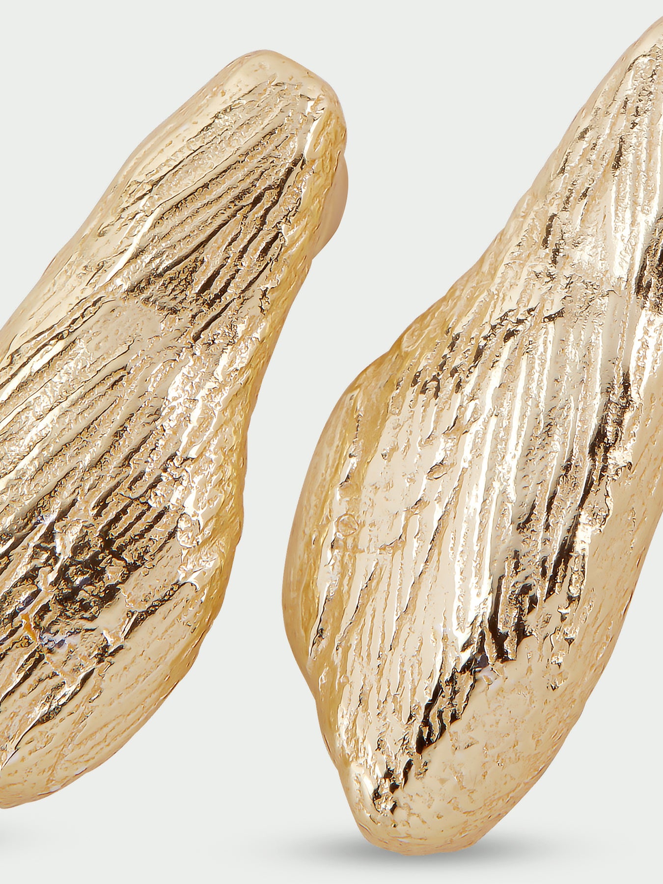 Ashen Gold Plated Stud Earrings