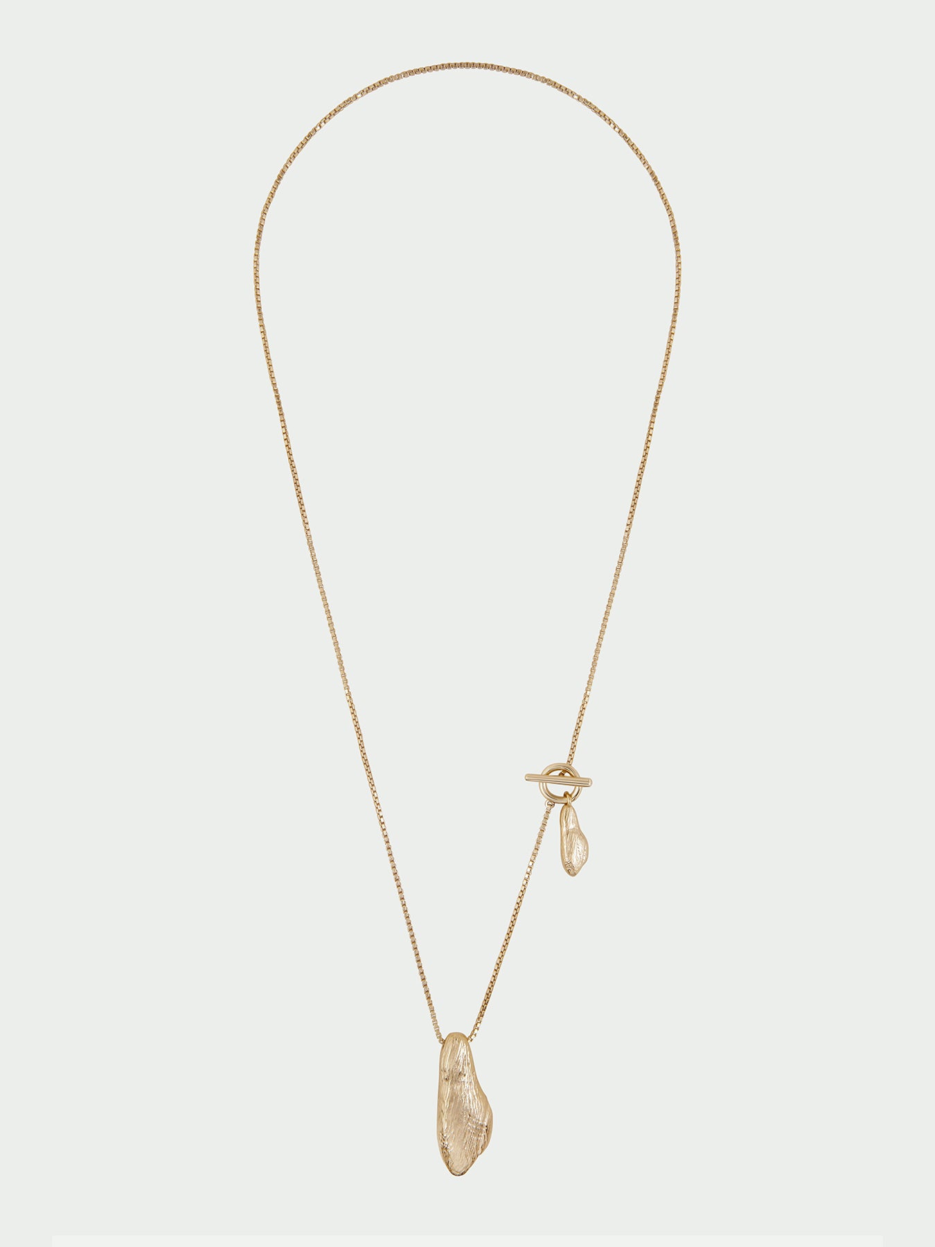 Ashen Gold Plated Pendant Necklace