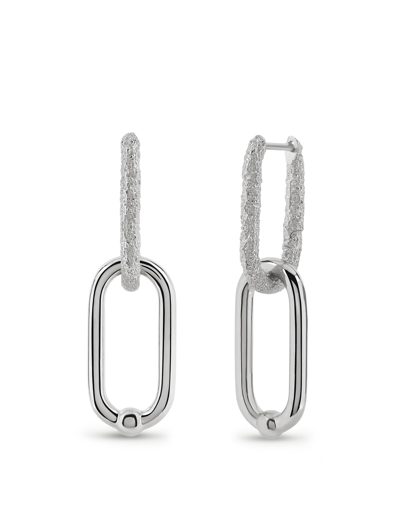 Belong Sterling Silver Plated Drop Earrings