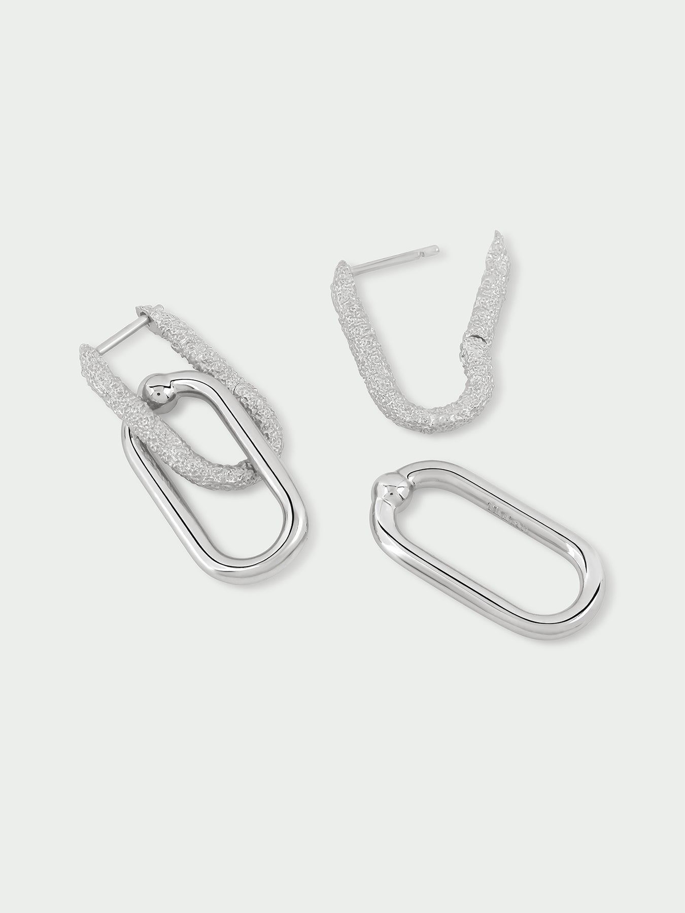 Belong Sterling Silver Plated Drop Earrings
