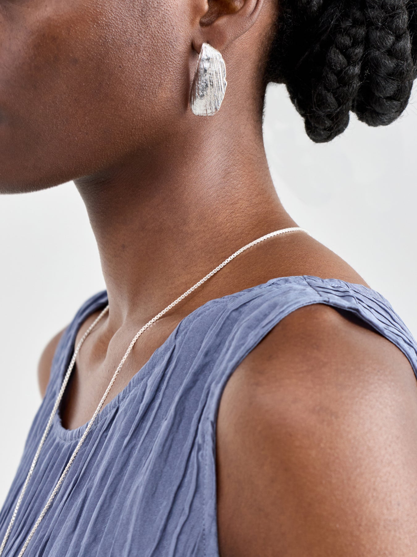 Ora Silver Plated Drop Earrings