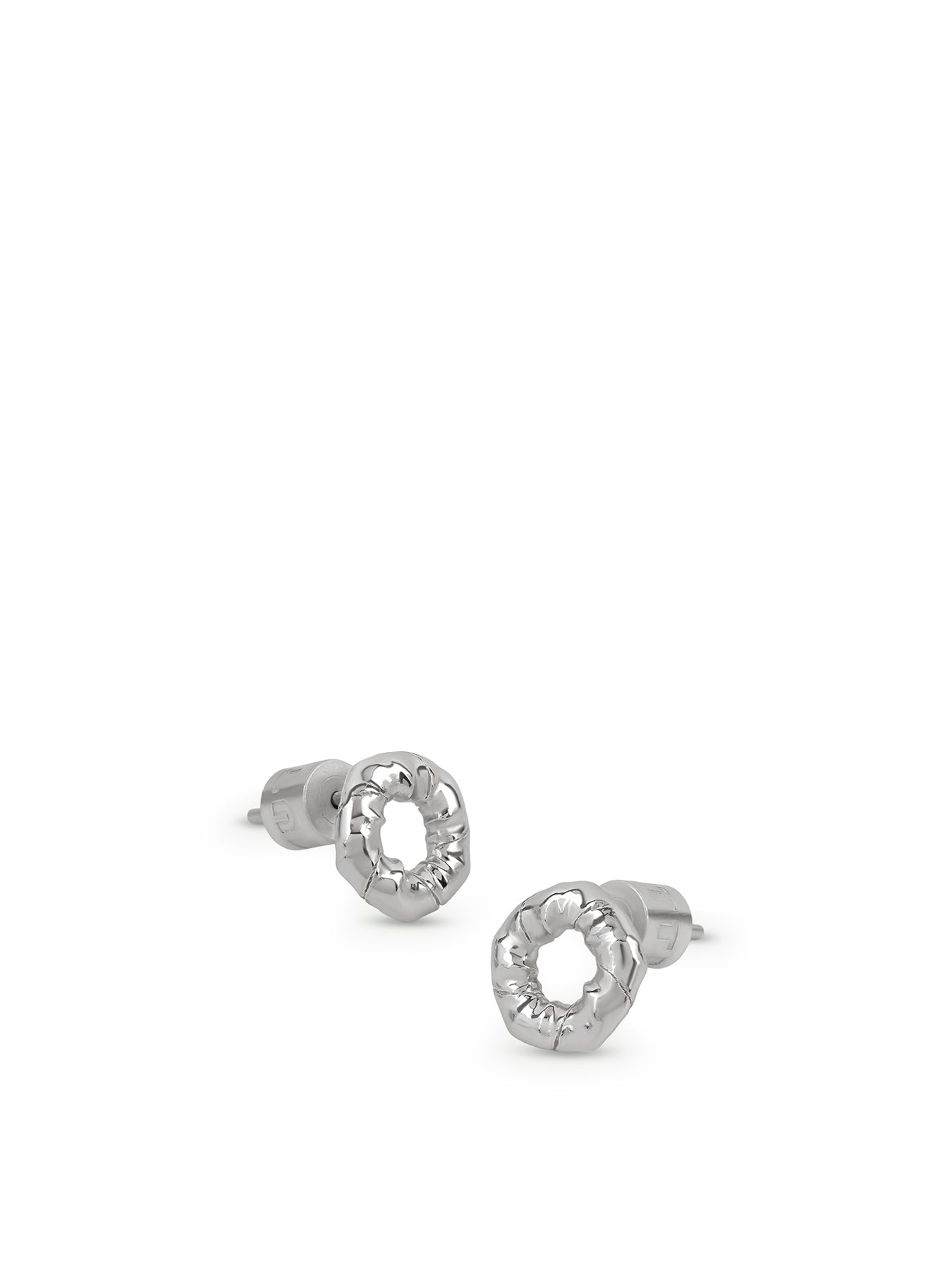 Silence Earrings Silver