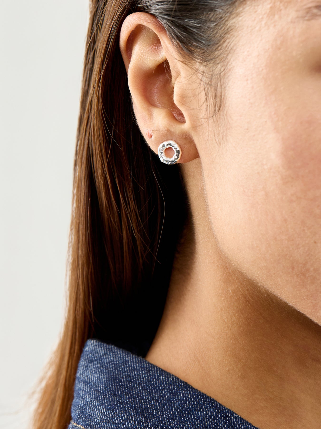 Silence Earrings Silver