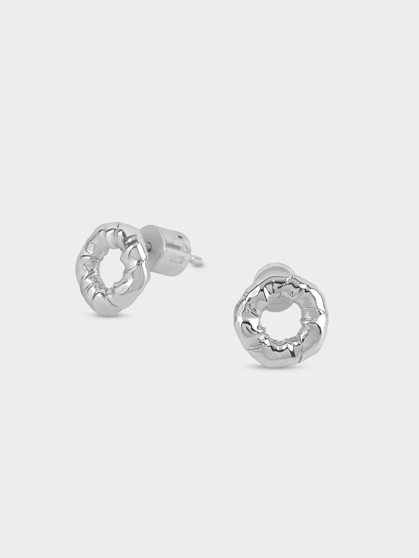 Silence Earrings Silver