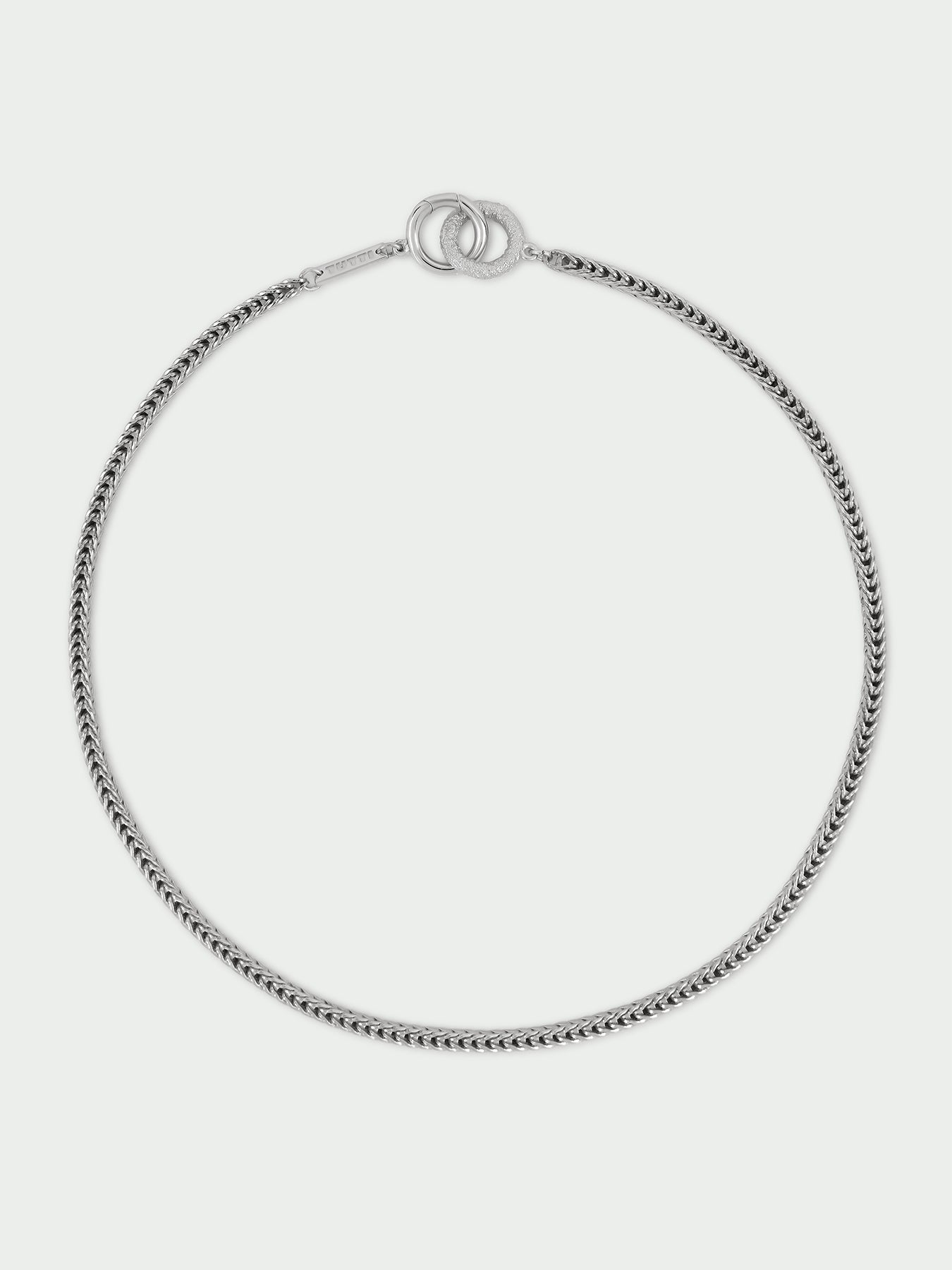 Woven Necklace Silver