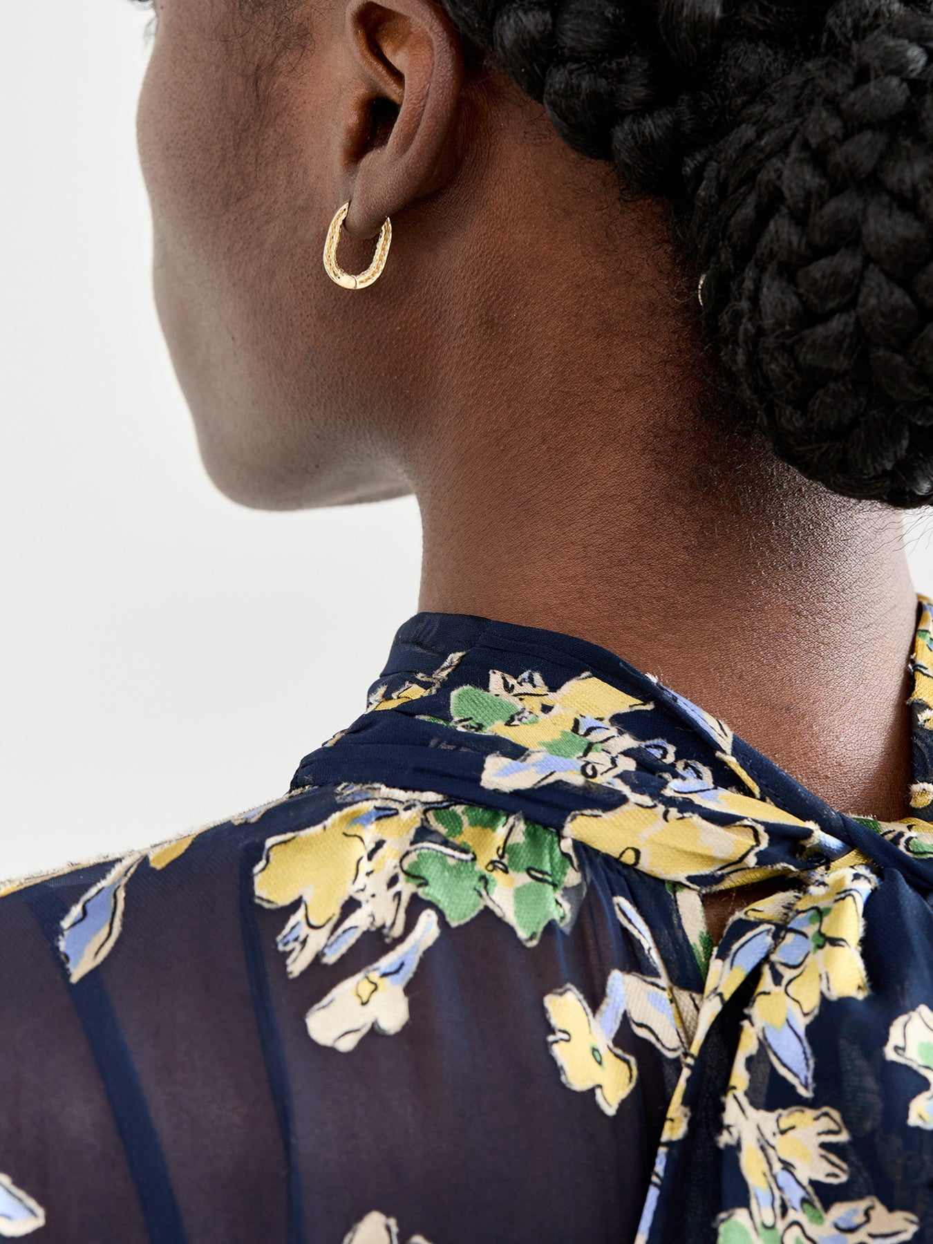 Join Gold Plated Hoop Earrings