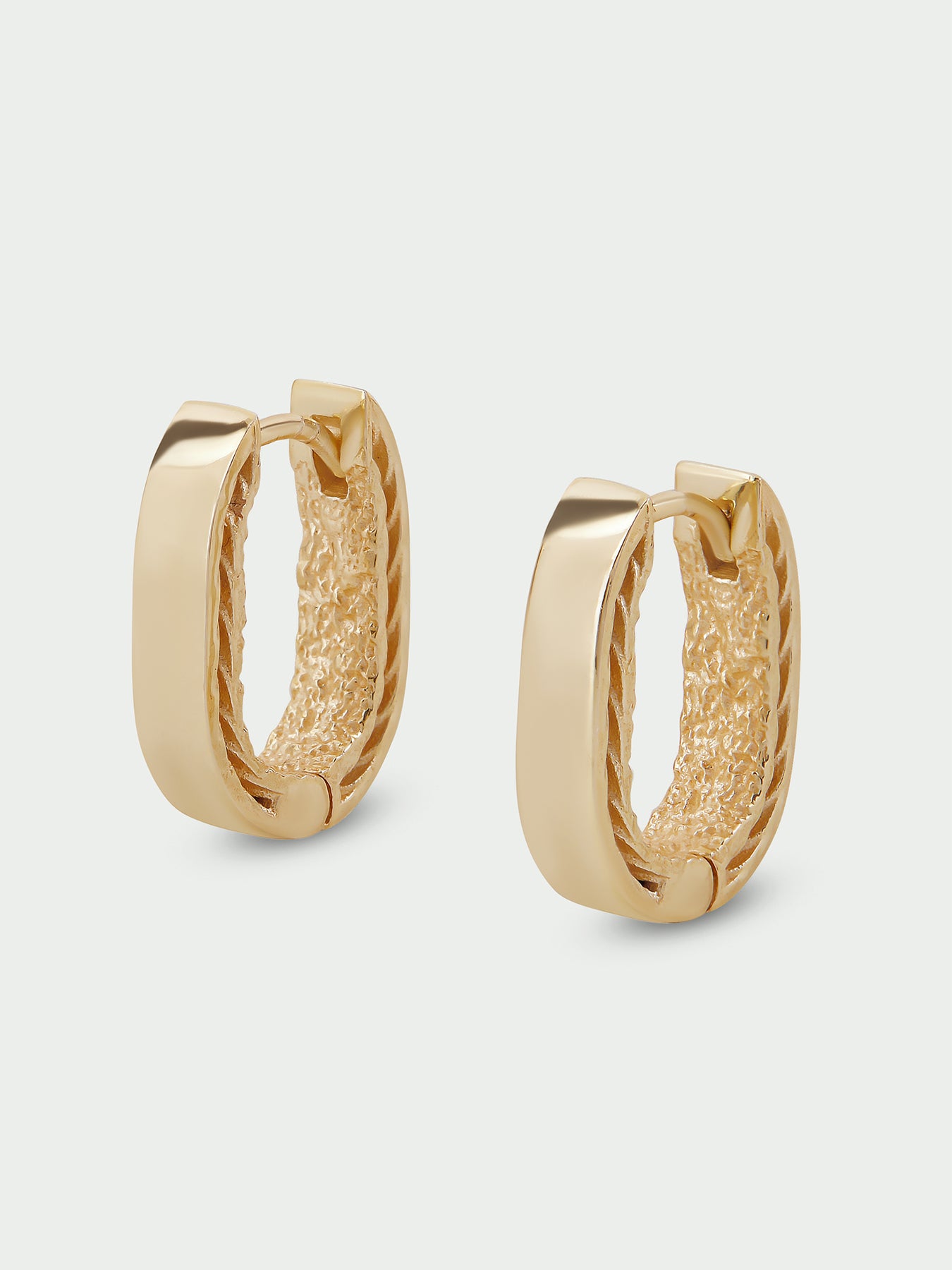 Join Gold Plated Hoop Earrings