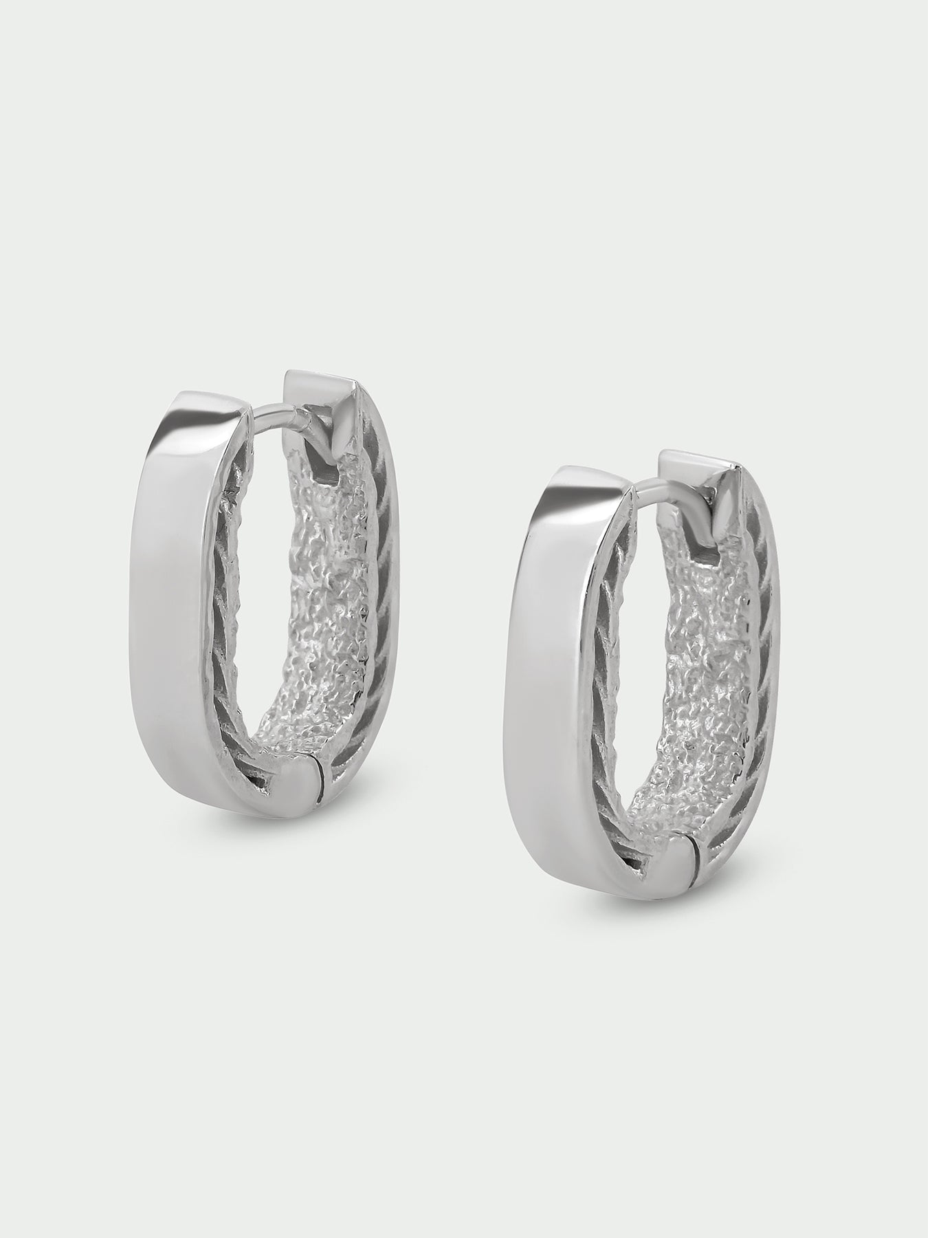 Join Sterling Silver Plated Hoop Earrings