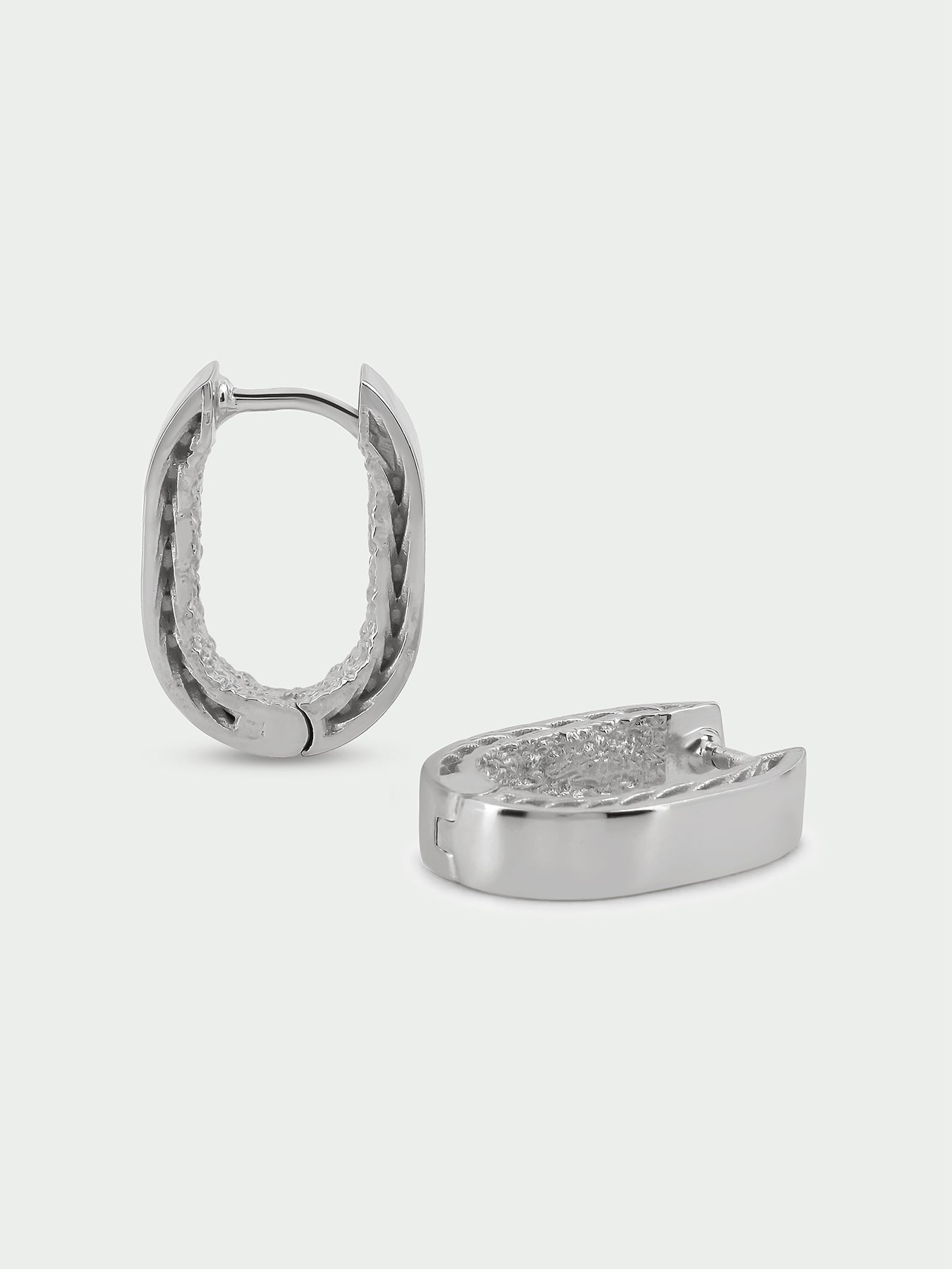 Join Sterling Silver Plated Hoop Earrings