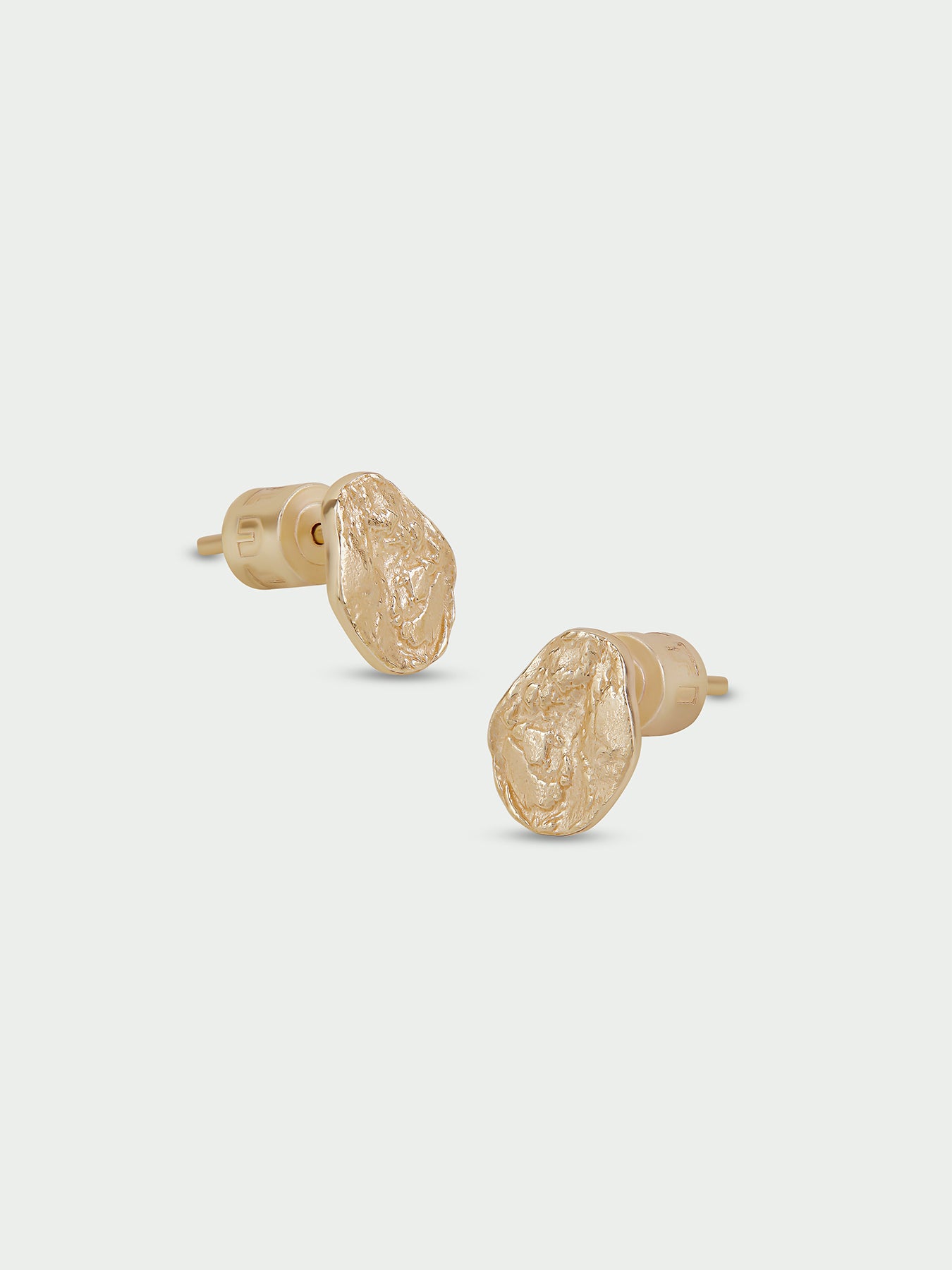 Diffuse Gold Plated Stud Earrings