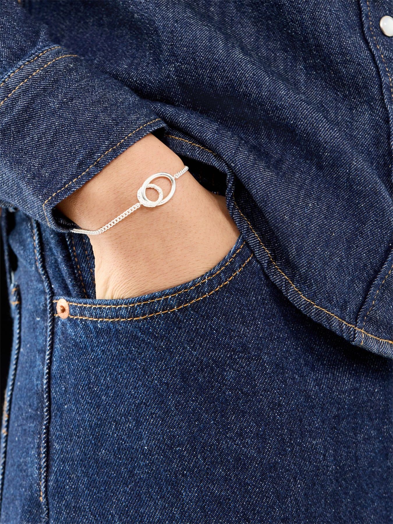 Rhythm Sterling Silver Plated Bracelet