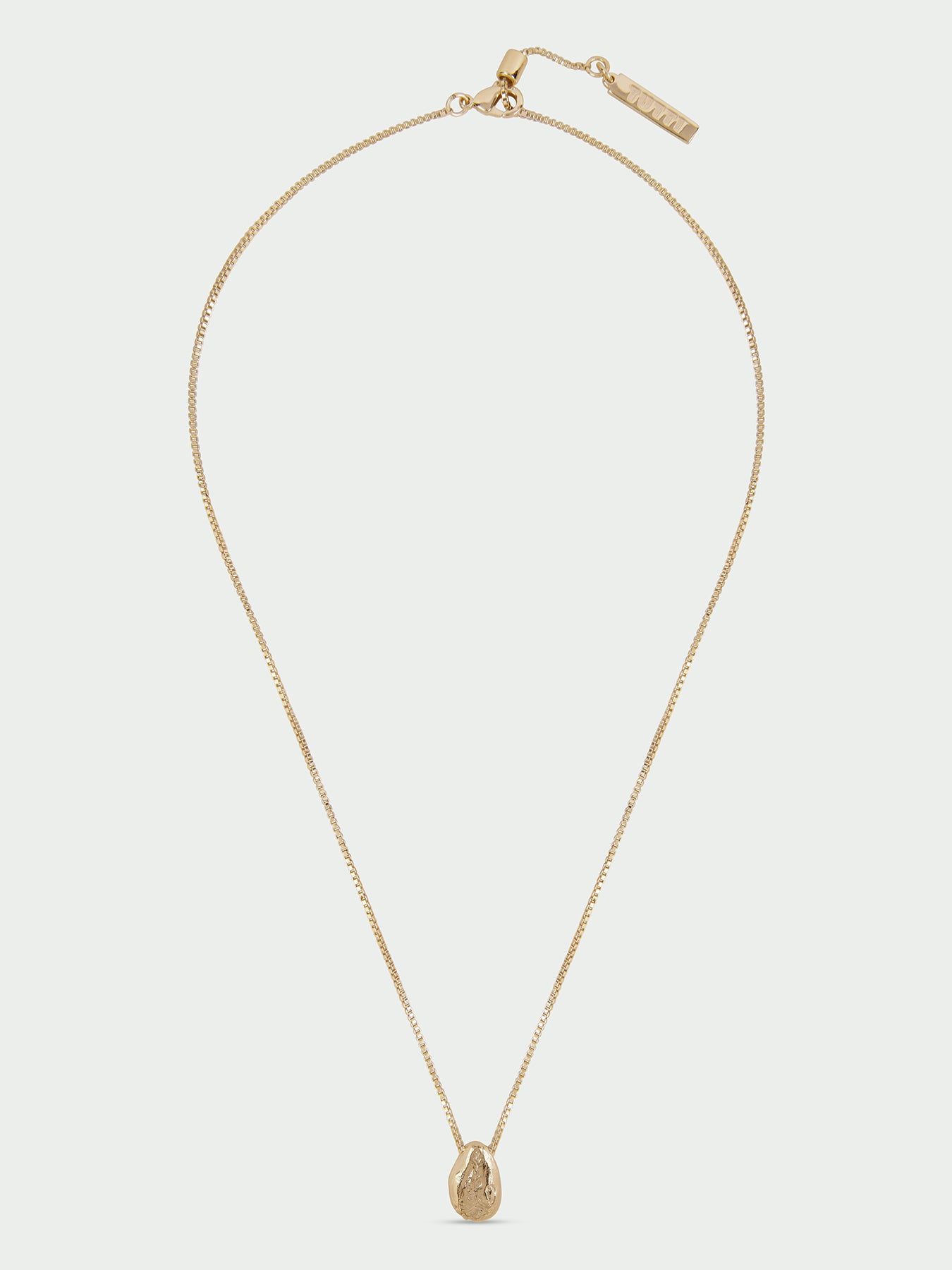 Stone Necklace Gold