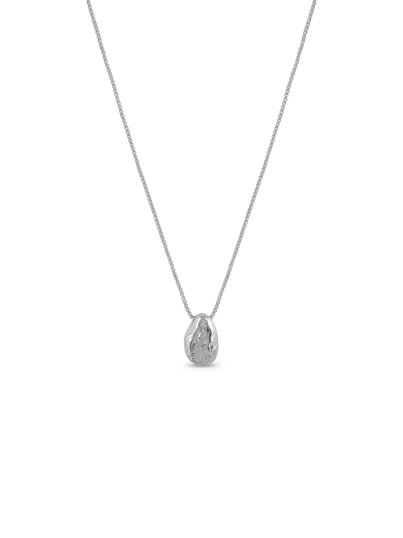 Stone Necklace Silver
