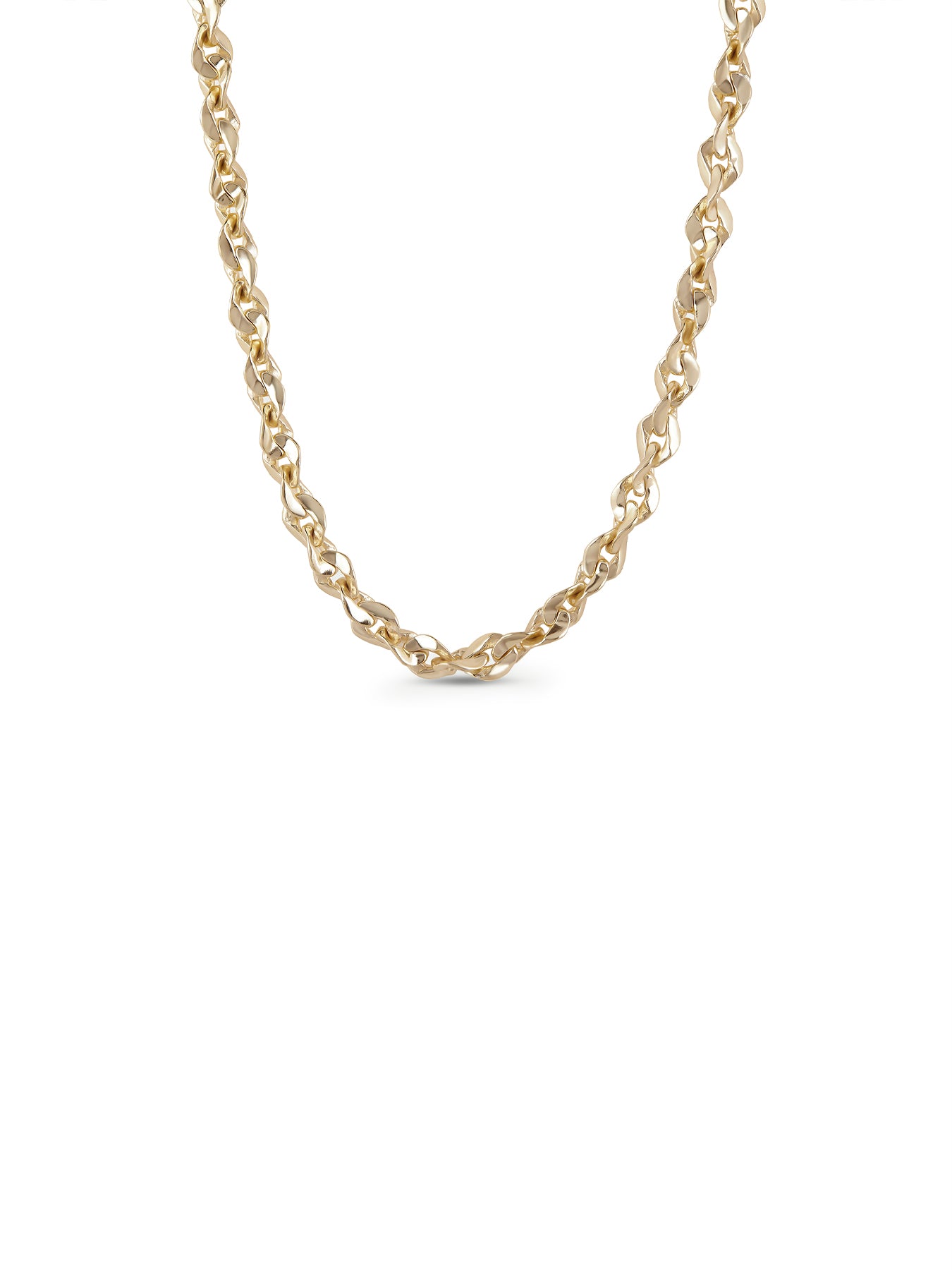 Sculpt Necklace Gold