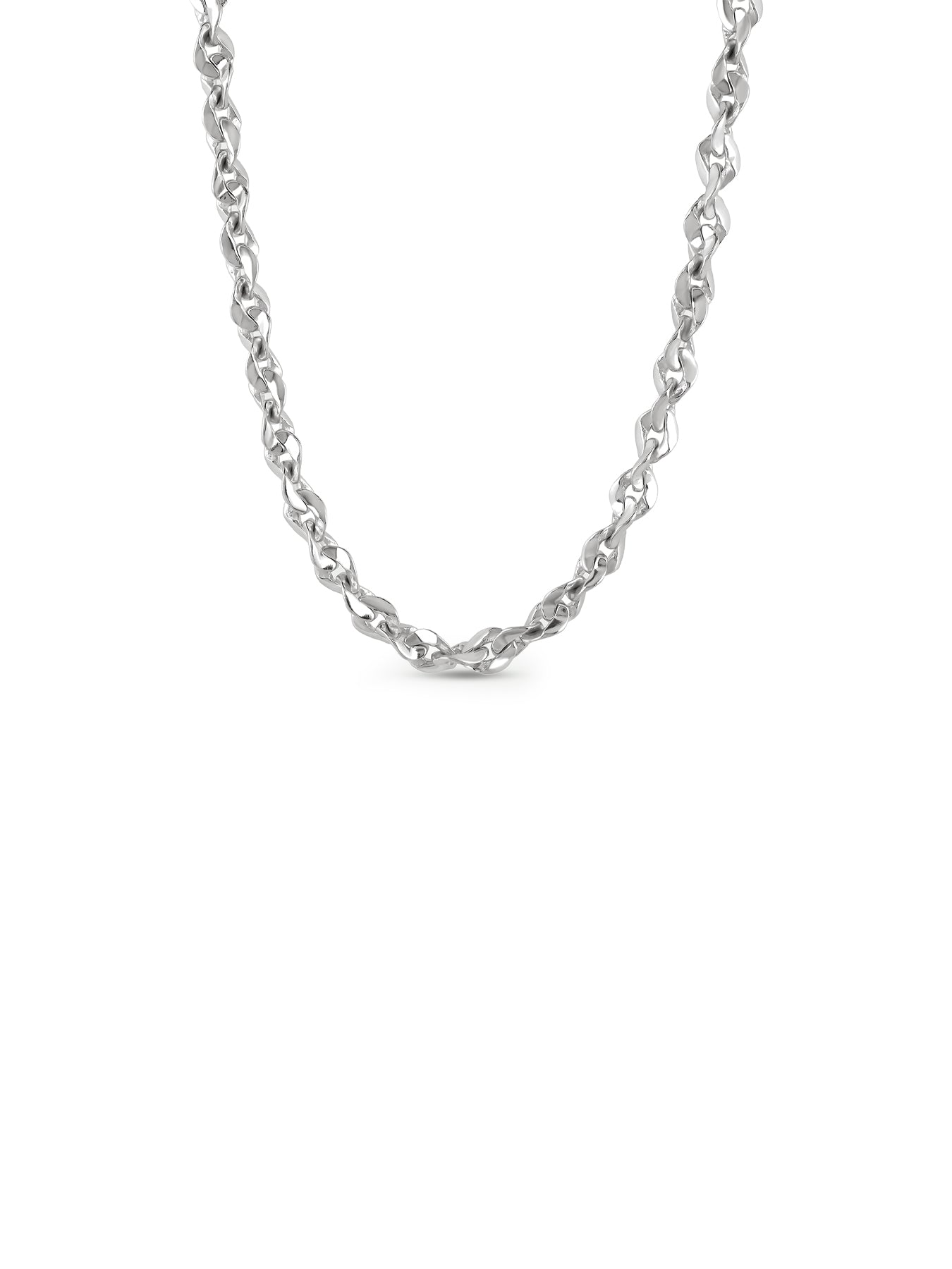 Sculpt Necklace Silver