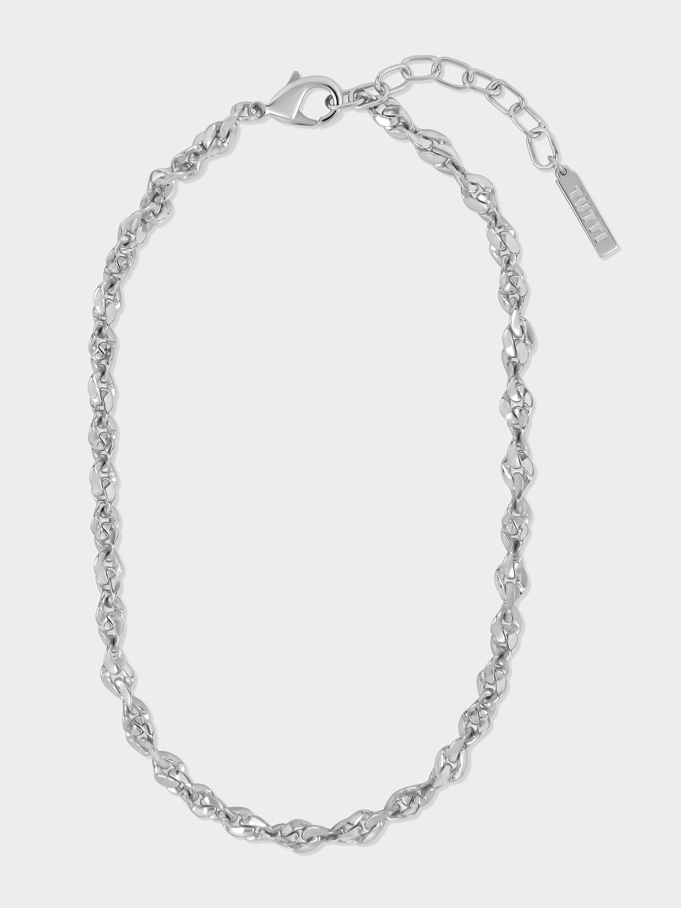 Sculpt Necklace Silver
